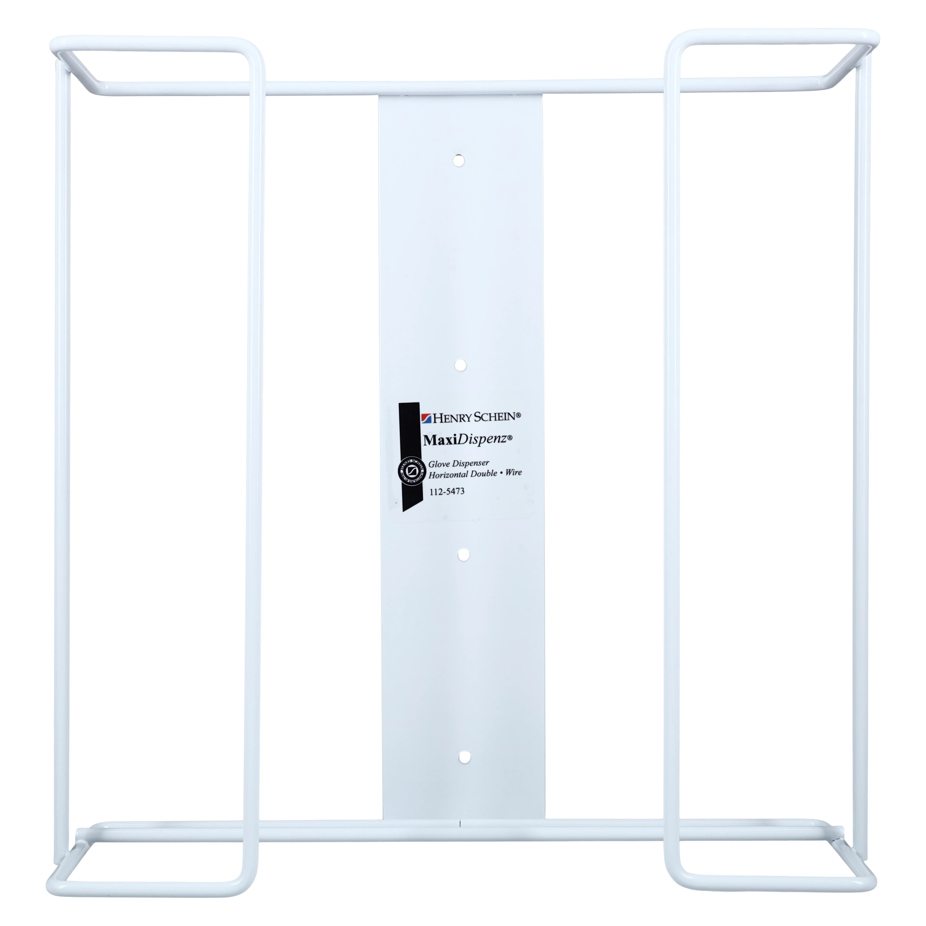 Maxi-Dispenz Wire Glove Box Dispenser, Double Vertical, Steel Wire Frame with White Powder Finish thumbnail 3
