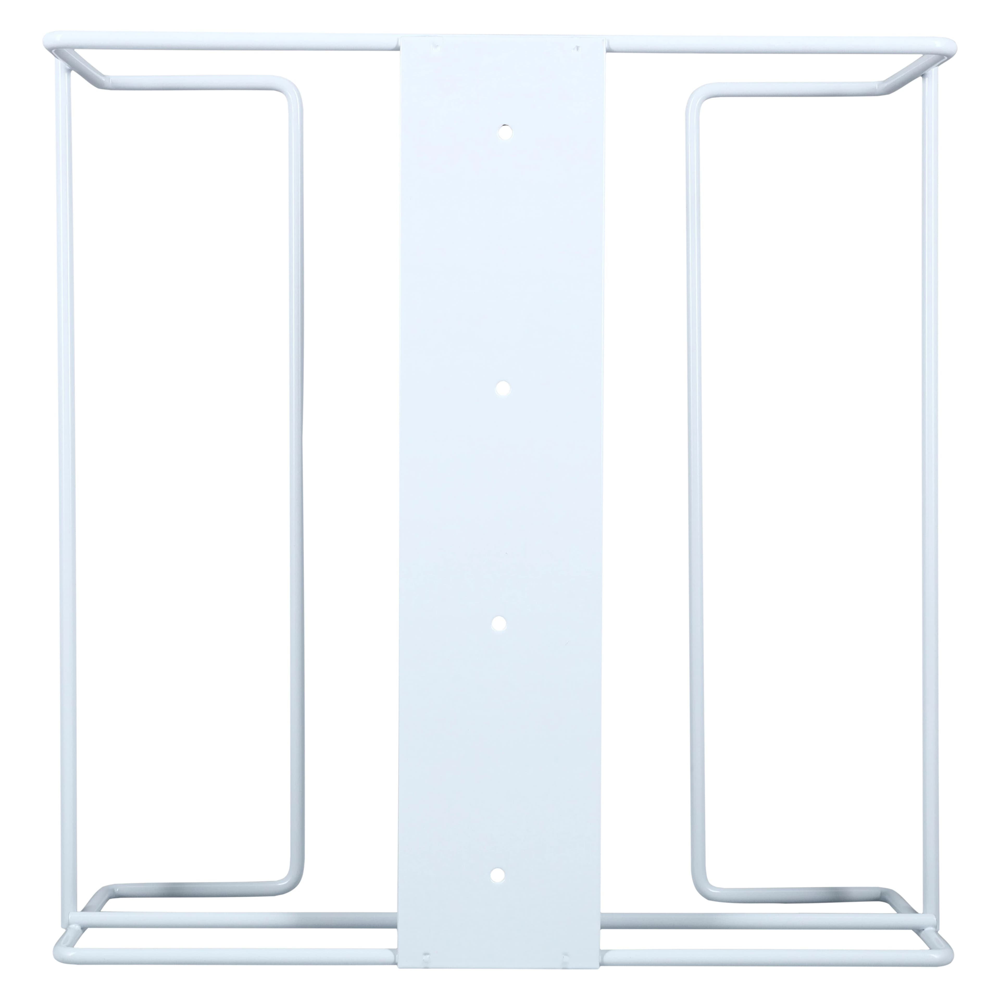 Maxi-Dispenz Wire Glove Box Dispenser, Double Vertical, Steel Wire Frame with White Powder Finish thumbnail 5