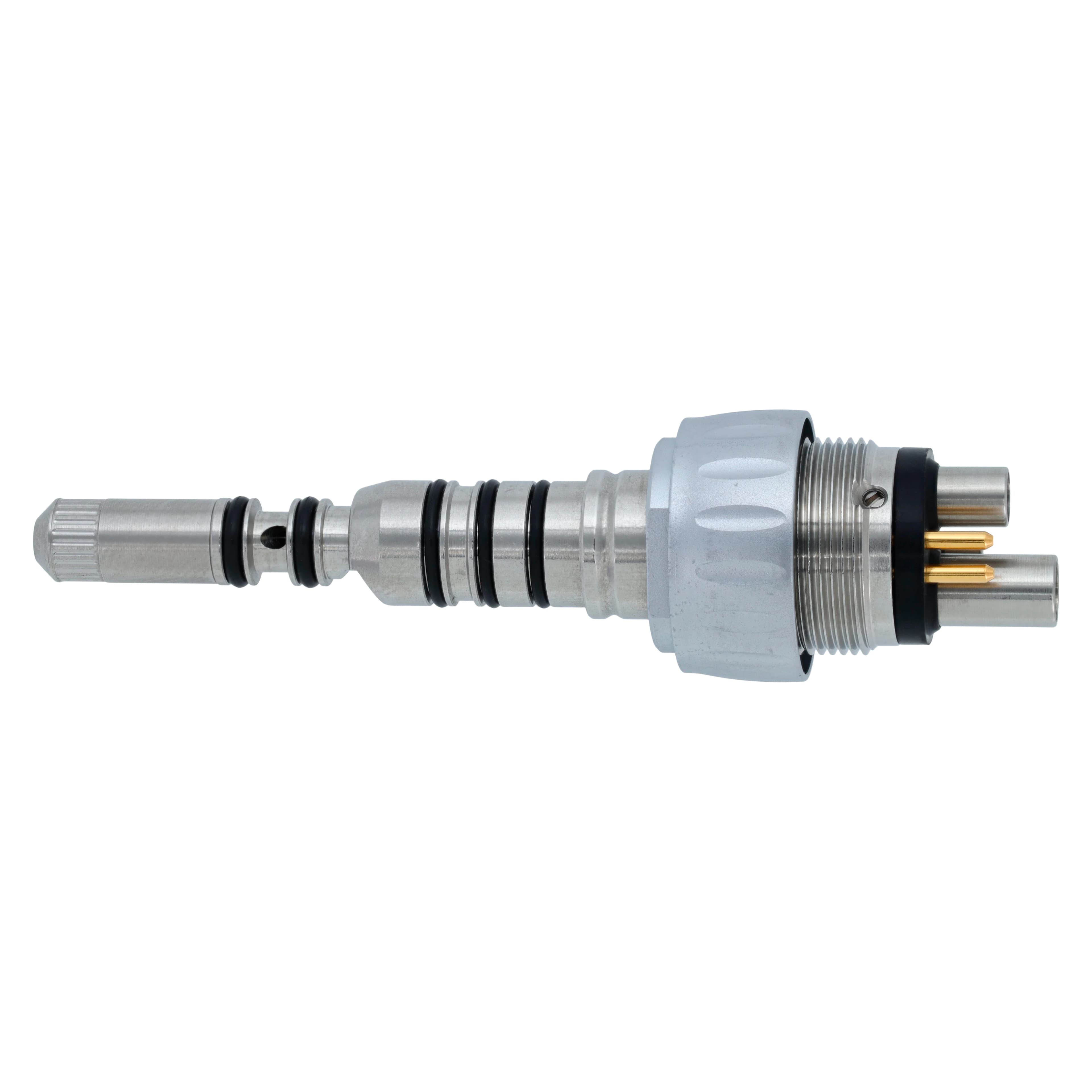 Maxima PRO MULTIflex Optic LED 6-Pin Coupler, Fiber Optic, Chrome - Maxima PRO MULTIflex Optic LED 6-Pin Coupler - Image 1