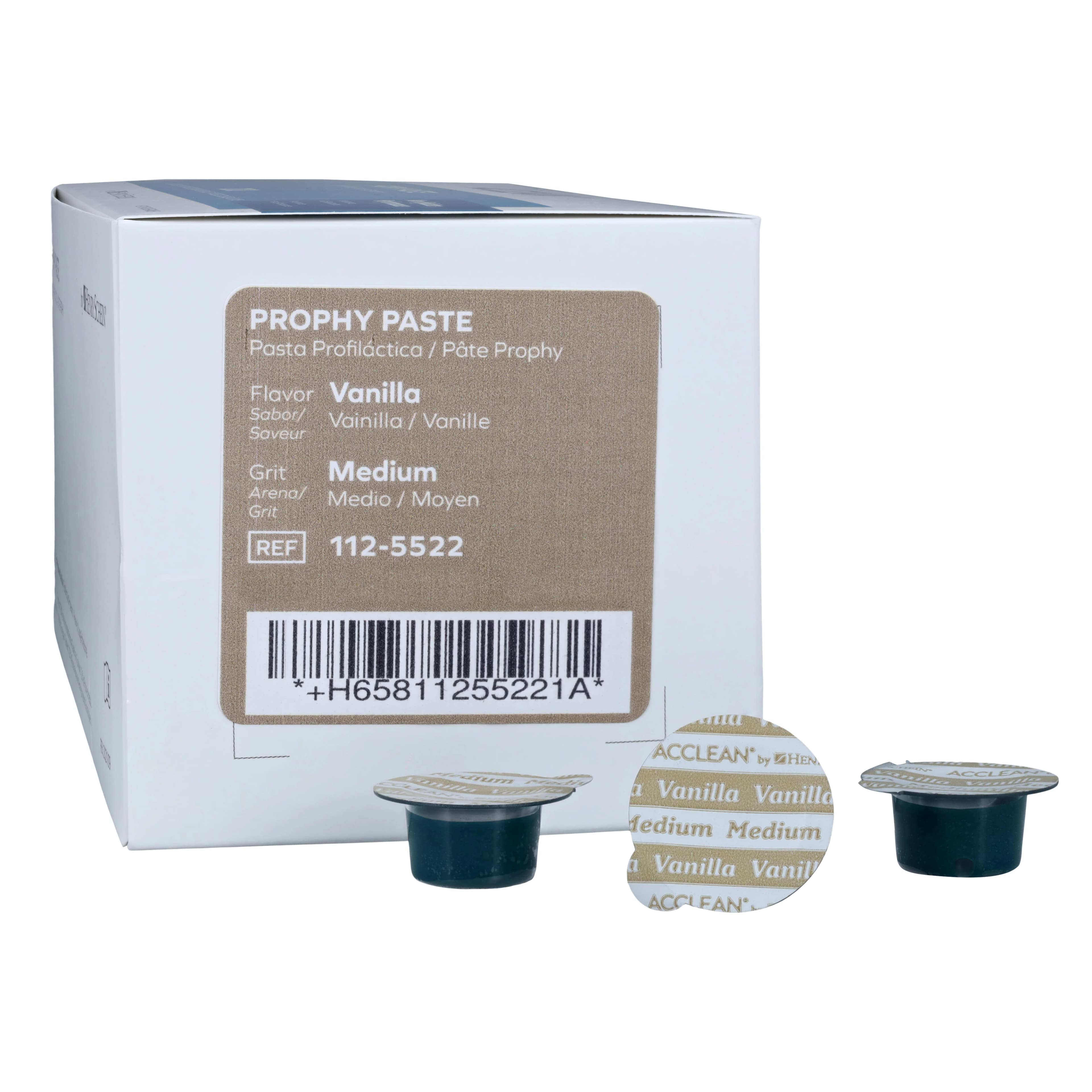 Acclean Prophy Paste, Medium Grit, Vanilla Mint, Gluten Free, Unit Dose Cups, 200/Box thumbnail 4