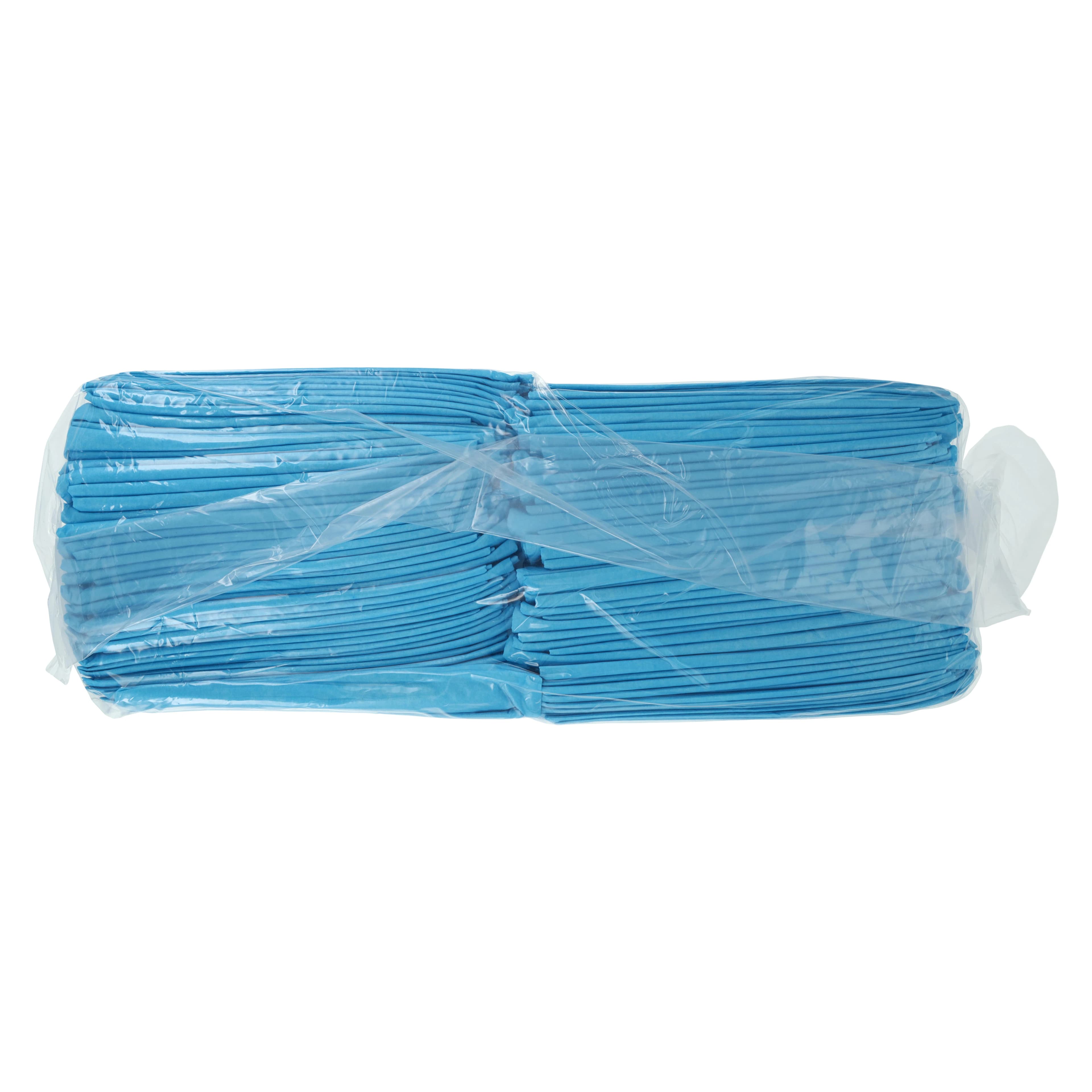Henry Schein Underpads Disposable Light Absorbency, 17x24", 2-Ply Tissue, White/Blue, 300/Case thumbnail 4