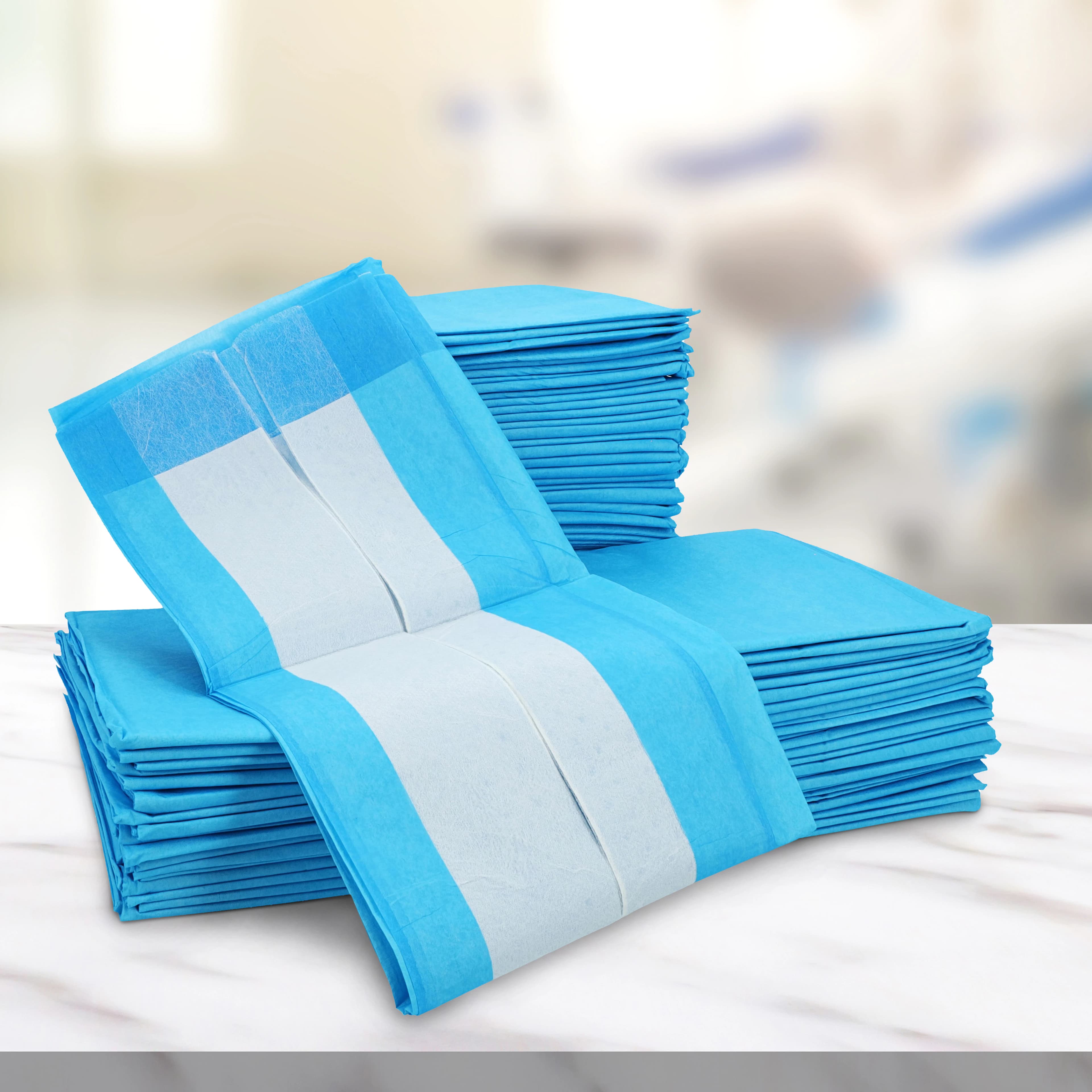 Henry Schein Underpads Disposable Light Absorbency, 17x24", 2-Ply Tissue, White/Blue, 300/Case thumbnail 5