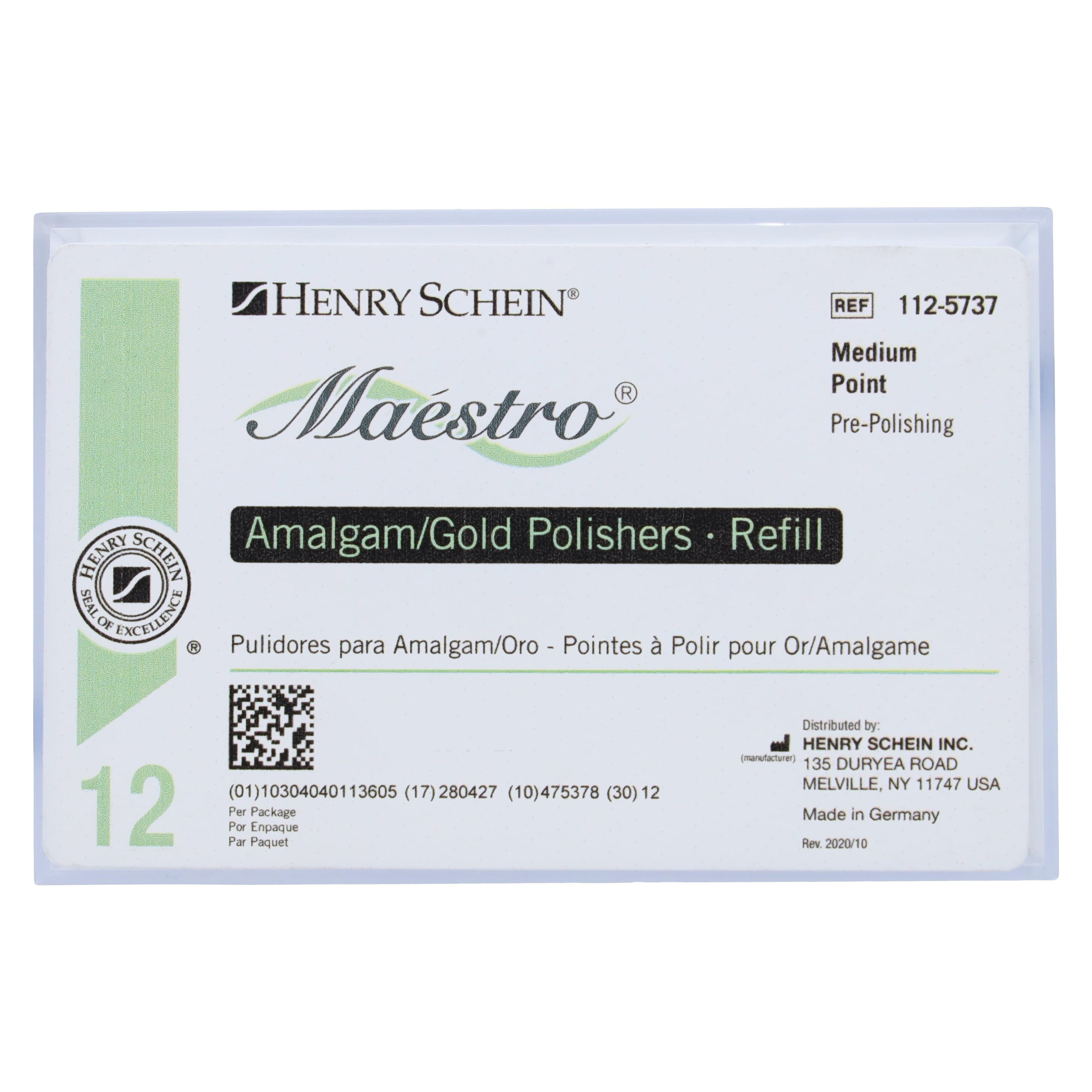 Maestro Amalgam/Gold Polishers, Right Angle, Medium Point, Pink, 12/Pkg thumbnail 3