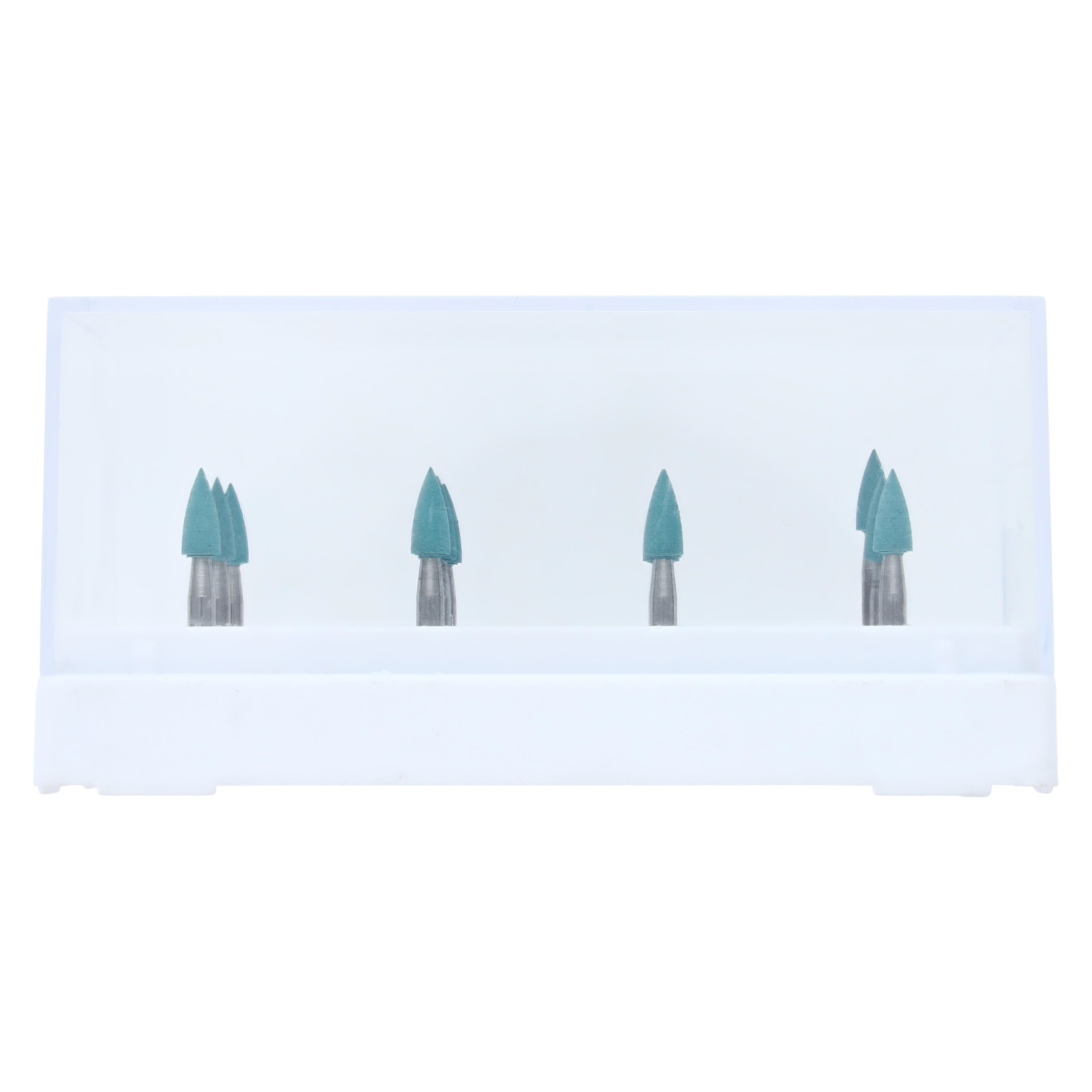 Maestro Amalgam/Gold Polishers, Right Angle Fine Mini Point, Green, 12/Pkg thumbnail 4
