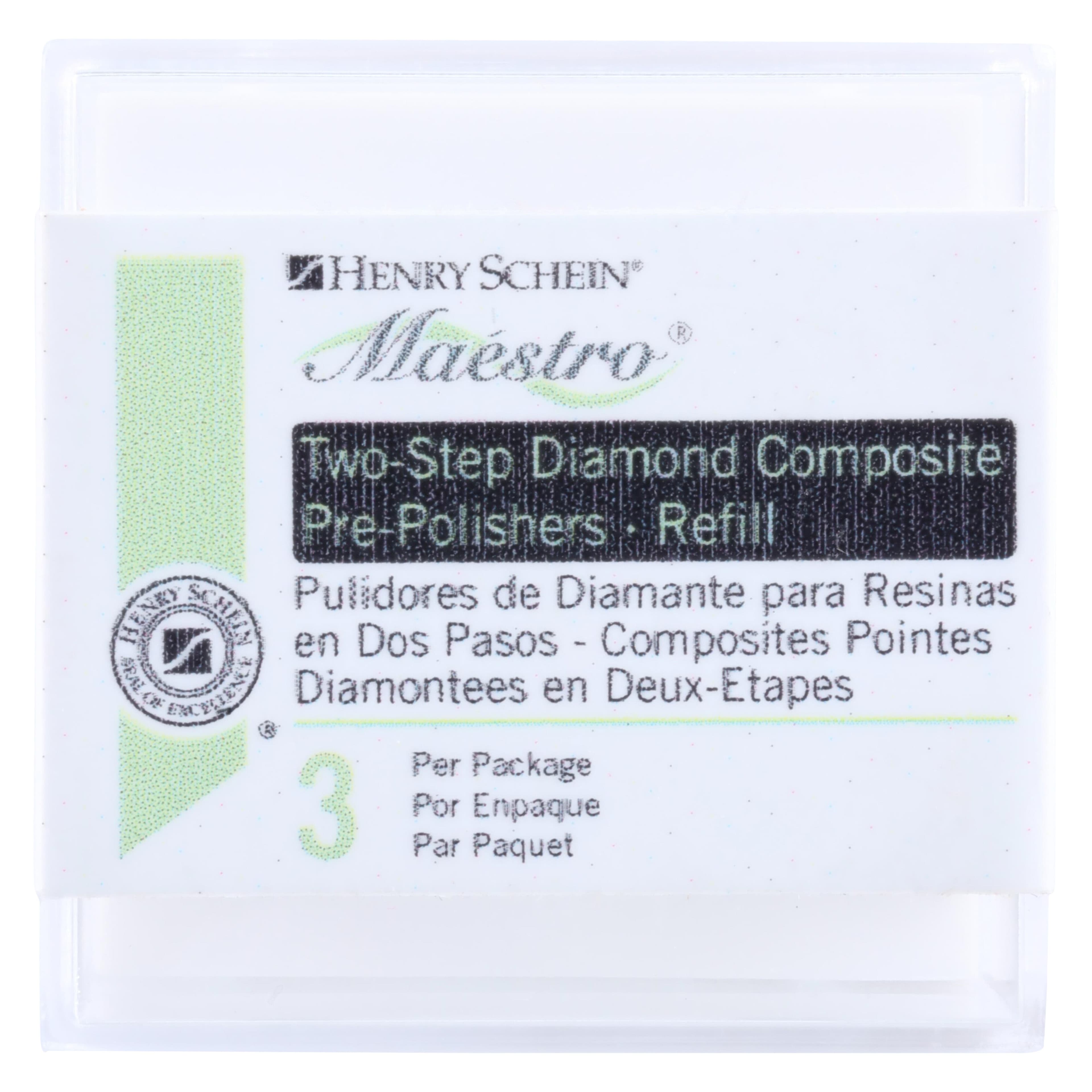 Maestro Two-Step Diamond Composite Polishers, Right Angle, Coarse Knife Edge, 3/Pk thumbnail 3