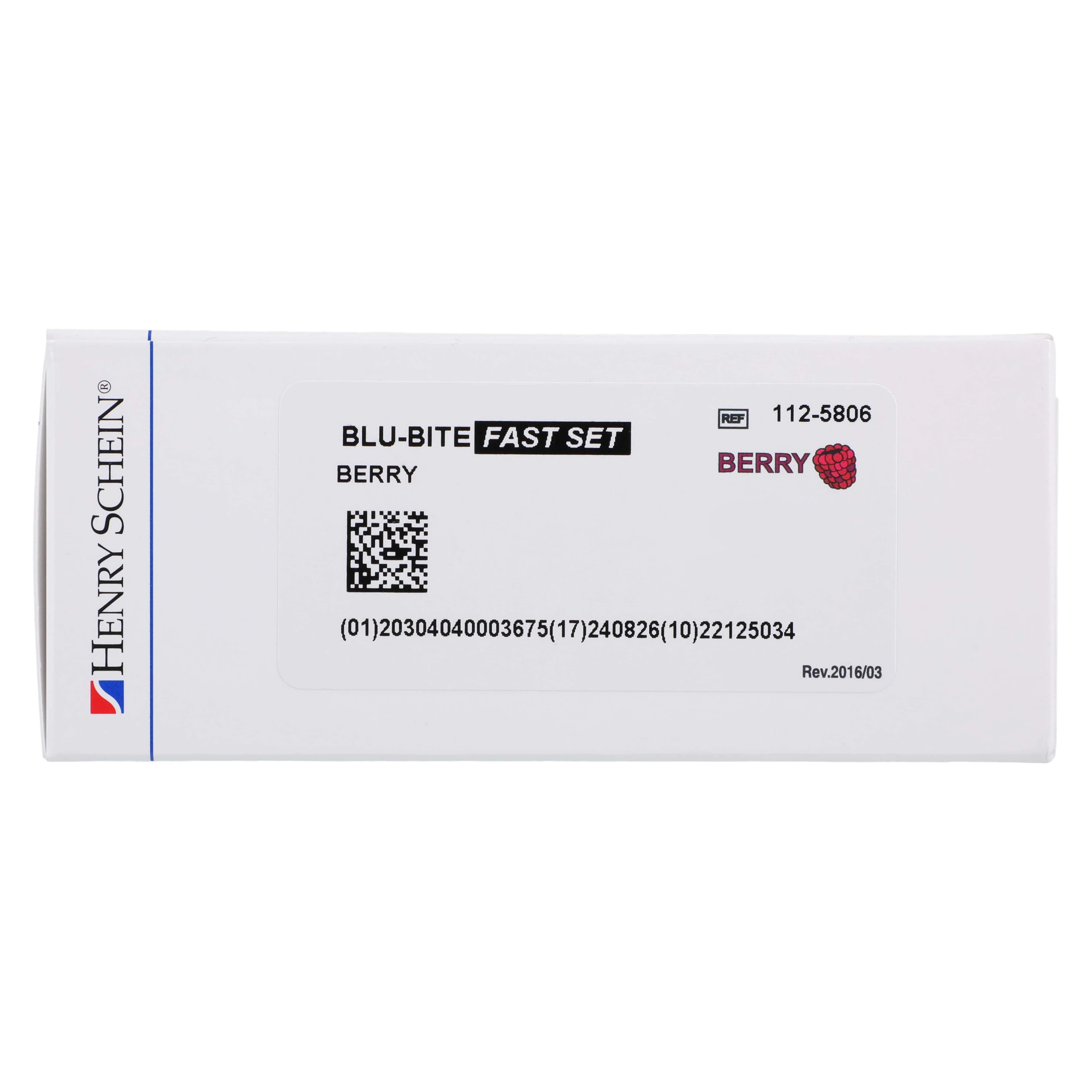 Blu-Bite HP Fast Set Bite Registration Material, Mousse-Like, Berry, Vinyl Polysiloxane, 2/Bx thumbnail 15