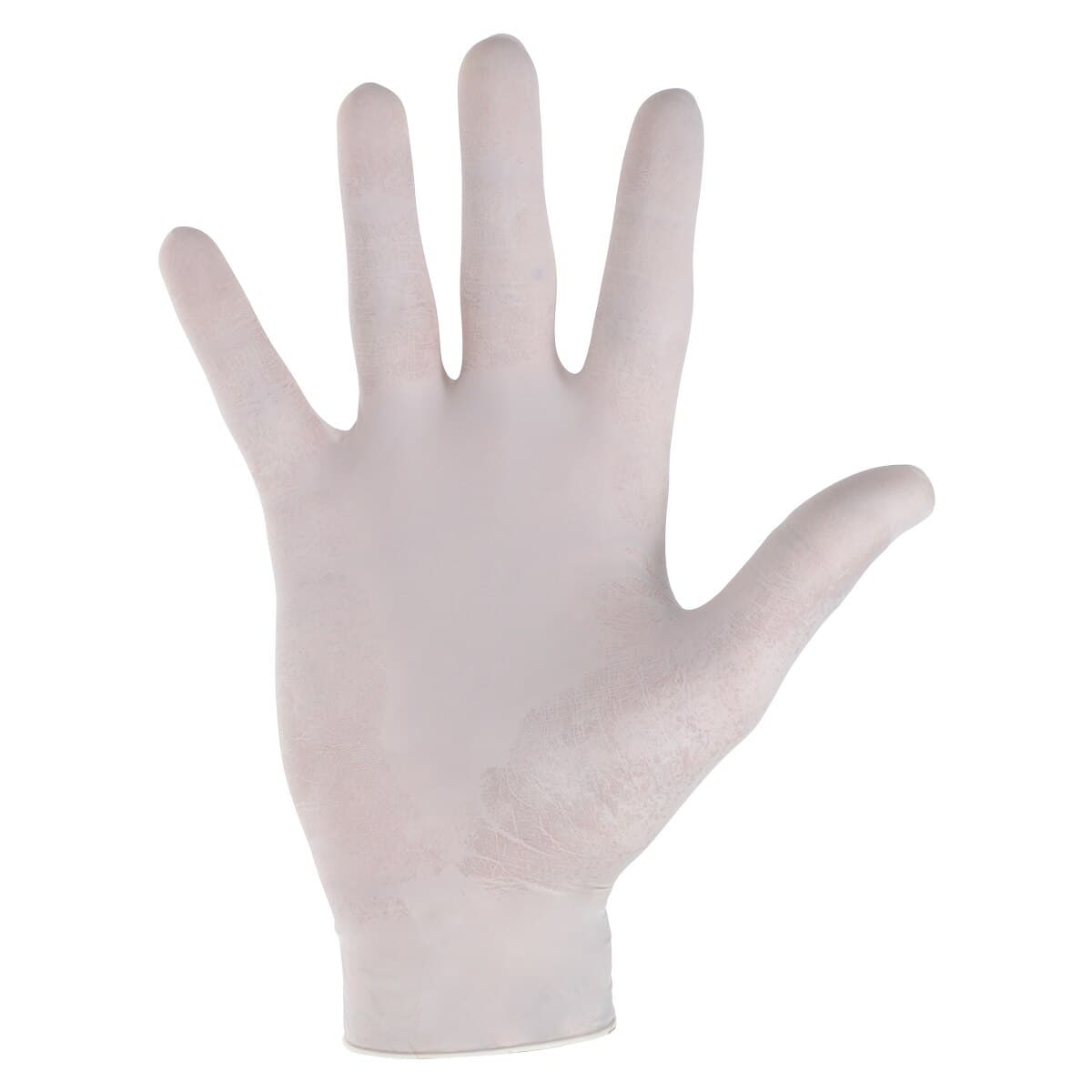 Criterion Latex Exam Gloves with Aloe and Vitamin E, X-Small, Powder-Free, Non-Sterile, White, 100/Box thumbnail 4