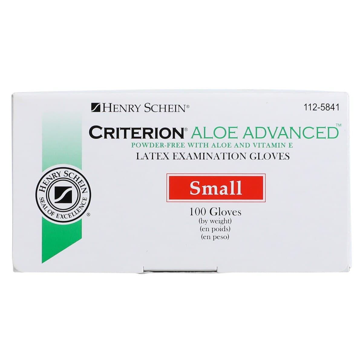 Criterion Latex Exam Gloves with Aloe and Vitamin E, Small, Powder-Free, Non-Sterile, White, 100/Box thumbnail 7