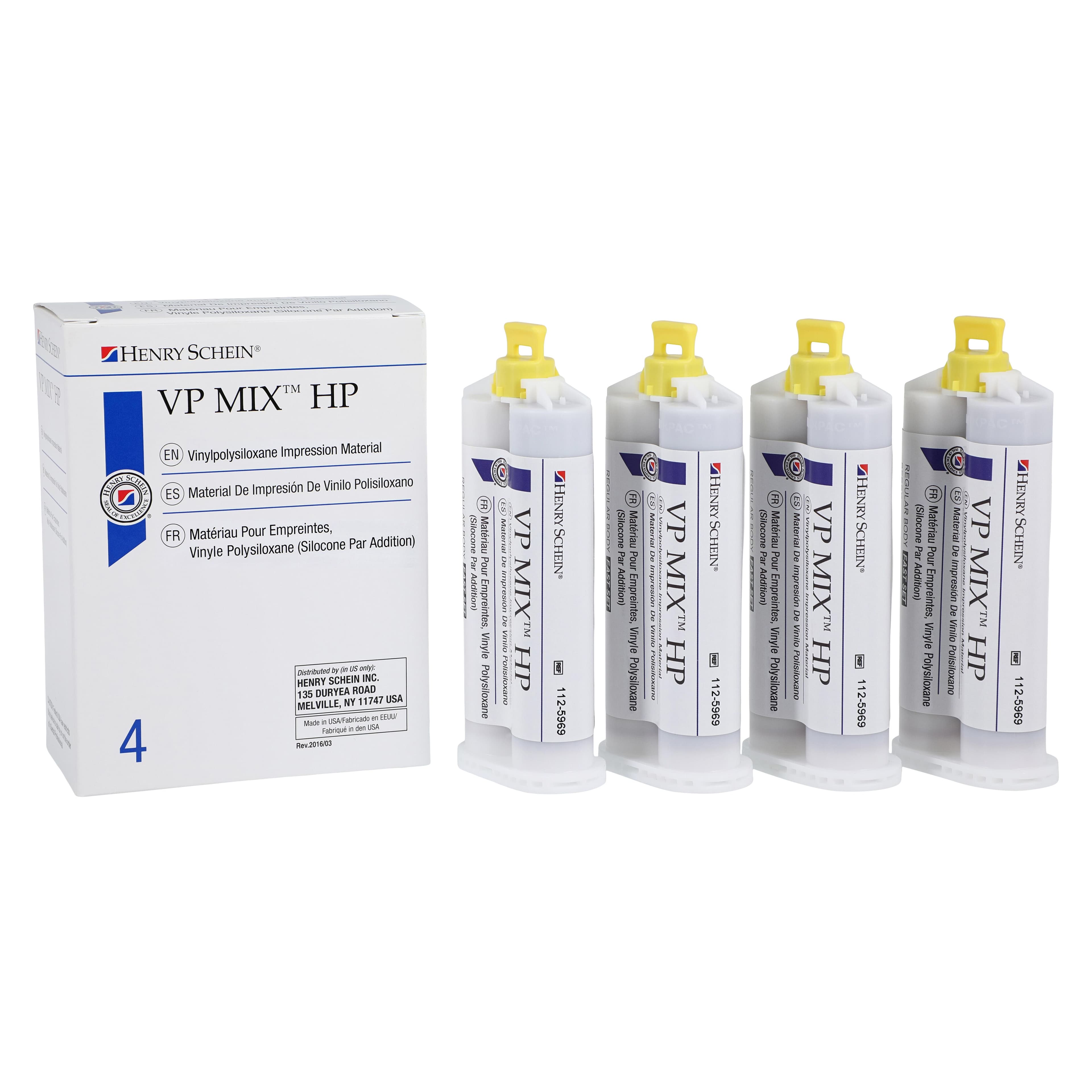 VP Mix HP VPS Impression Material, Fast Set, Regular Body, Berry, 4/Box thumbnail 3