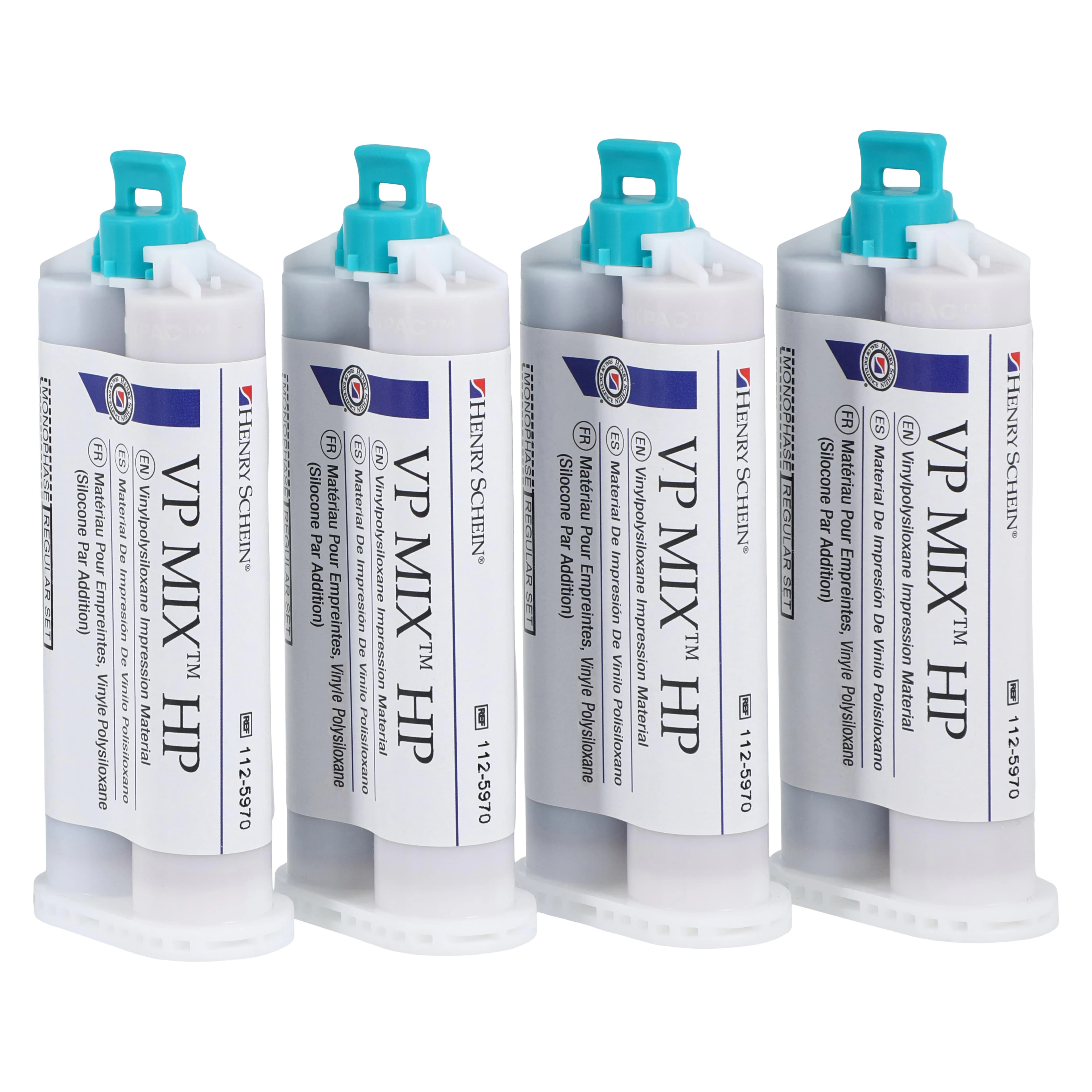 VP Mix HP VPS Impression Material, Regular Set, Monophase, Berry, 4/Box - VP Mix HP VPS Impression Material - Image 1