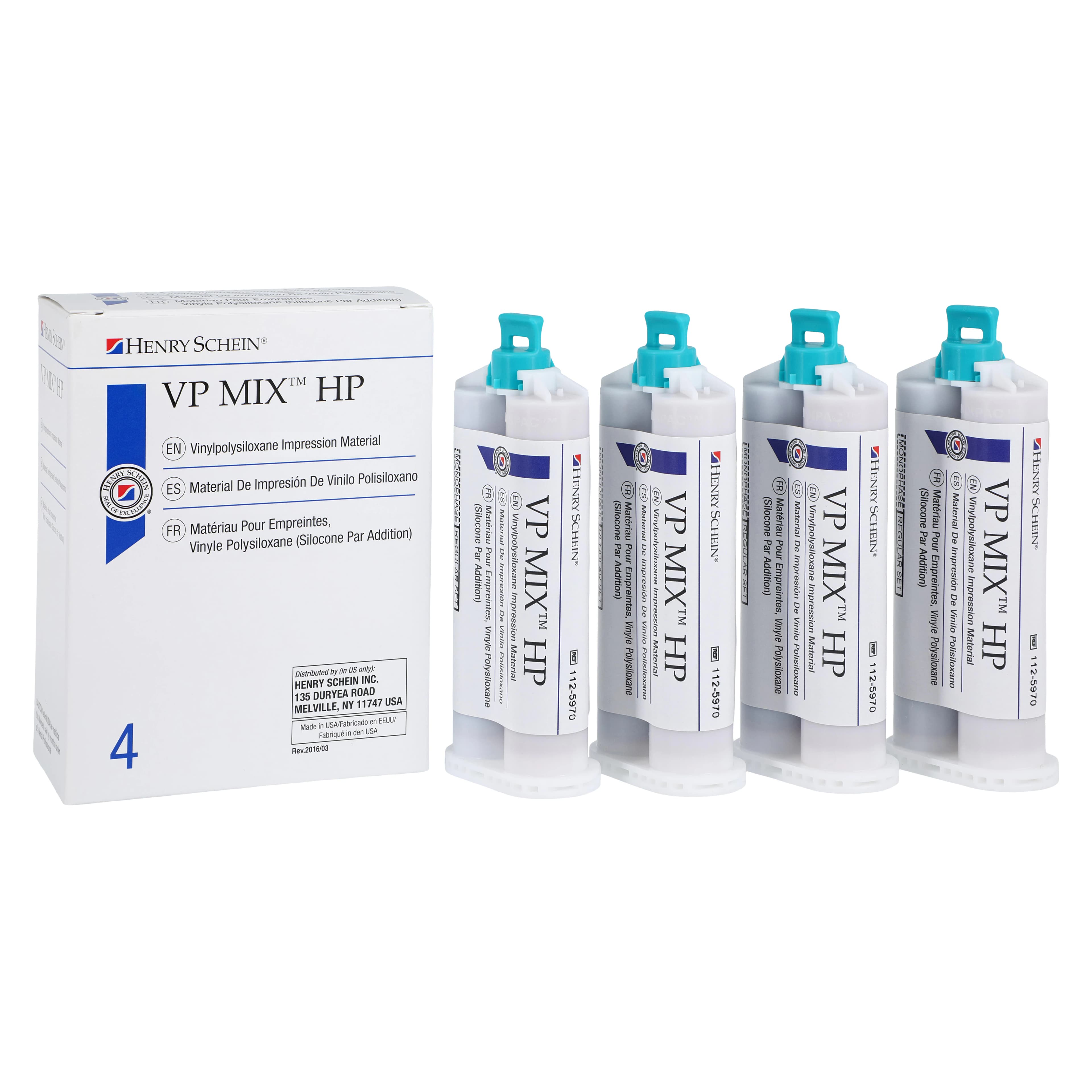 VP Mix HP VPS Impression Material, Regular Set, Monophase, Berry, 4/Box thumbnail 3