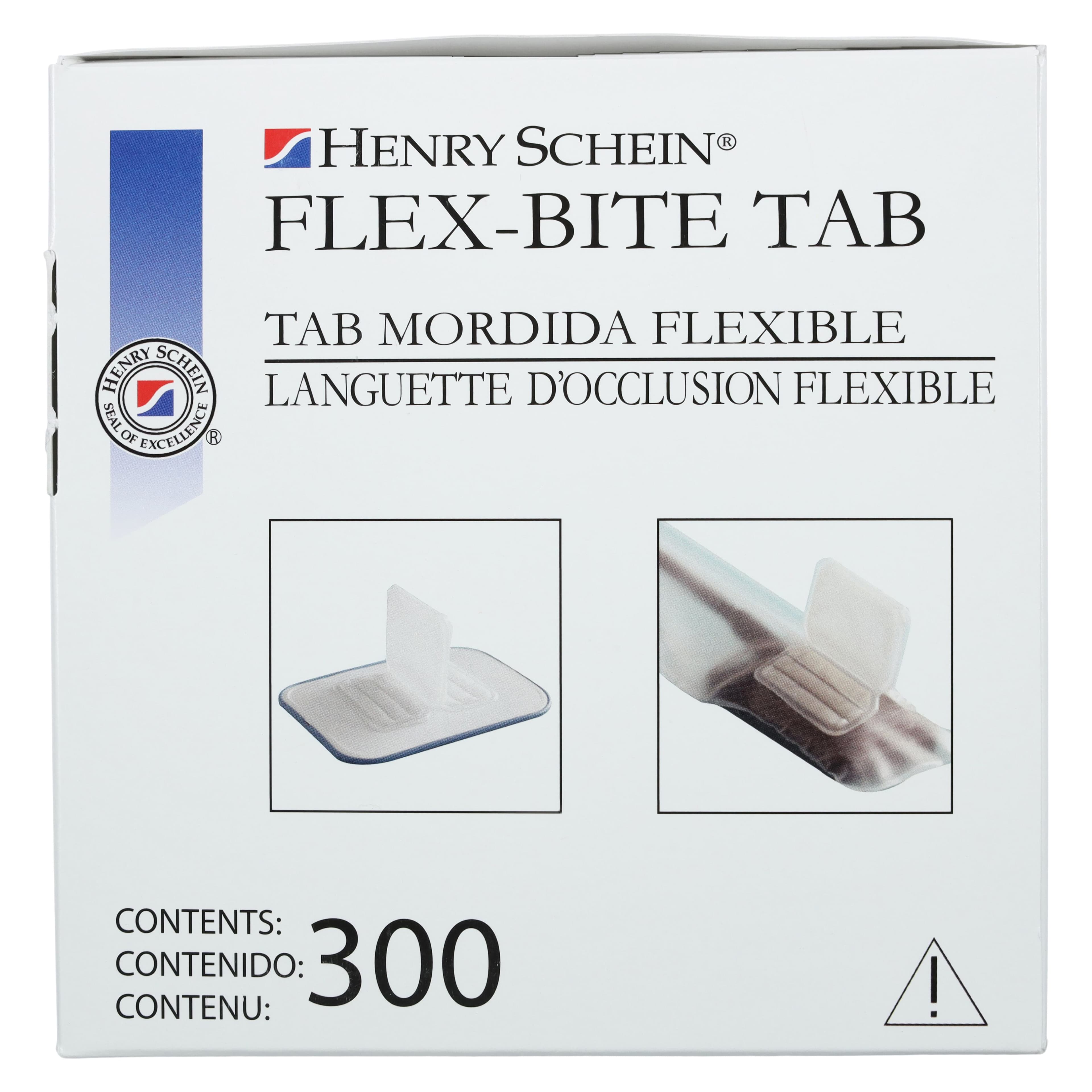Flex-Bite Bitewing Tabs, White, Universal, 300/Box thumbnail 3