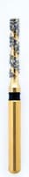 Maxima SC Diamond FGSS XCoarse Flat End Cylinder Spiral Cut Bur, 836-012SC, 5/Package thumbnail 2