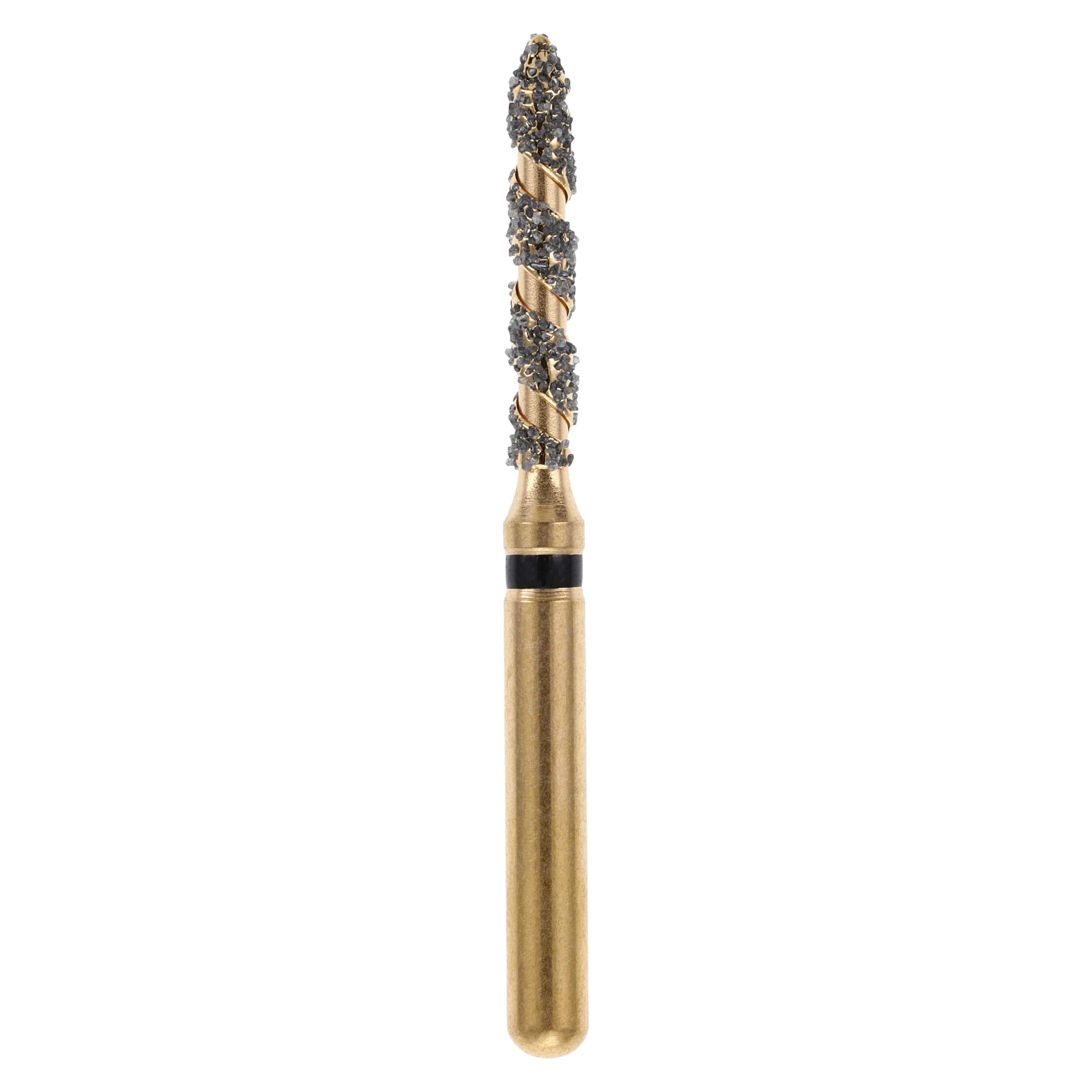 Maxima SC Diamond FGSS XCoarse Beveled Cylinder Spiral Cut Bur, 885-012SC, 5/Package thumbnail 2