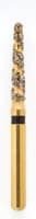 Maxima SC Diamond FGSS XCoarse Round End Taper Bur, Friction Grip Short Shank, 856-014SC, 5/Pk thumbnail 2
