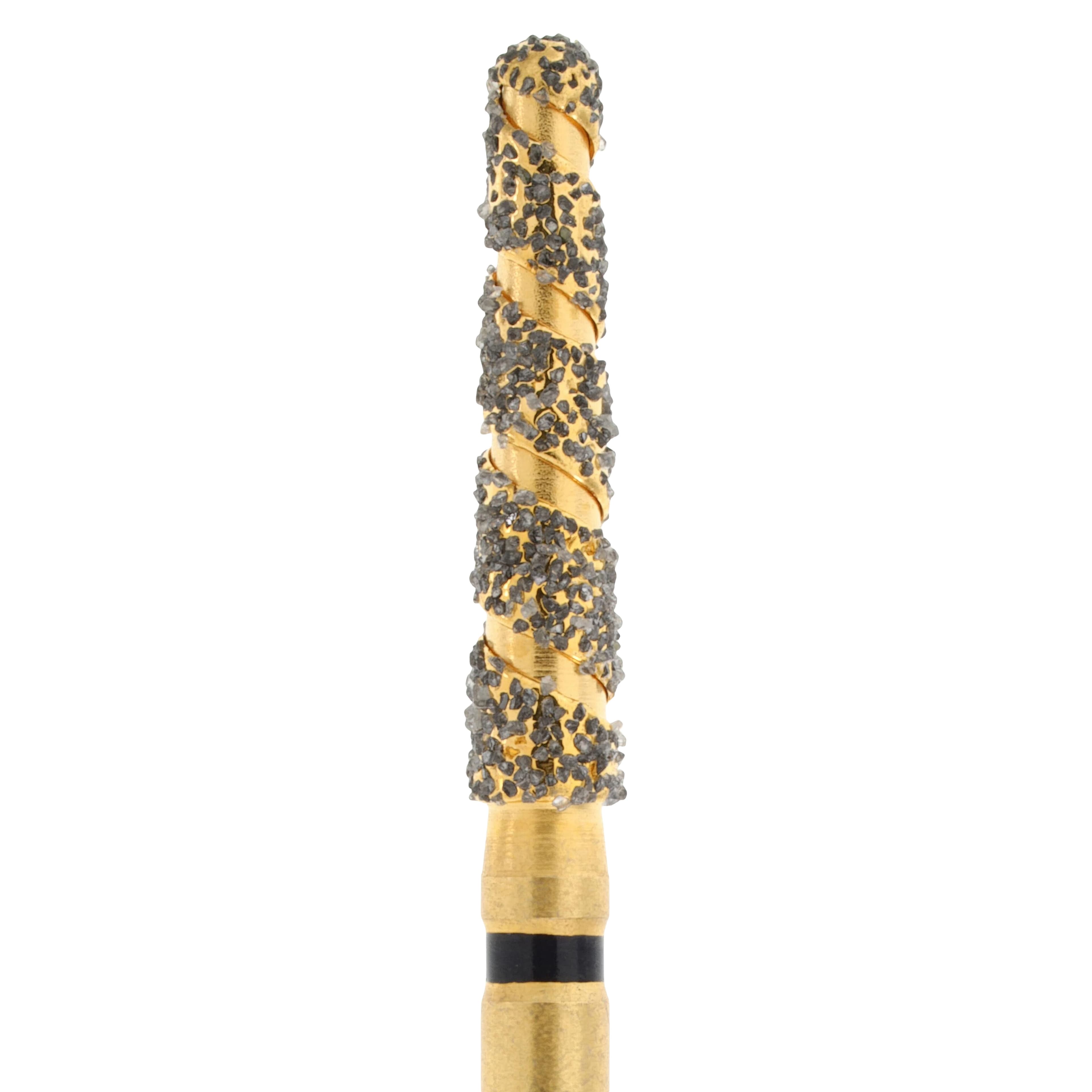 Maxima SC Diamond FGSS XCoarse Round End Taper Spiral Cut Bur, 856-019SC, 5/Pk thumbnail 4