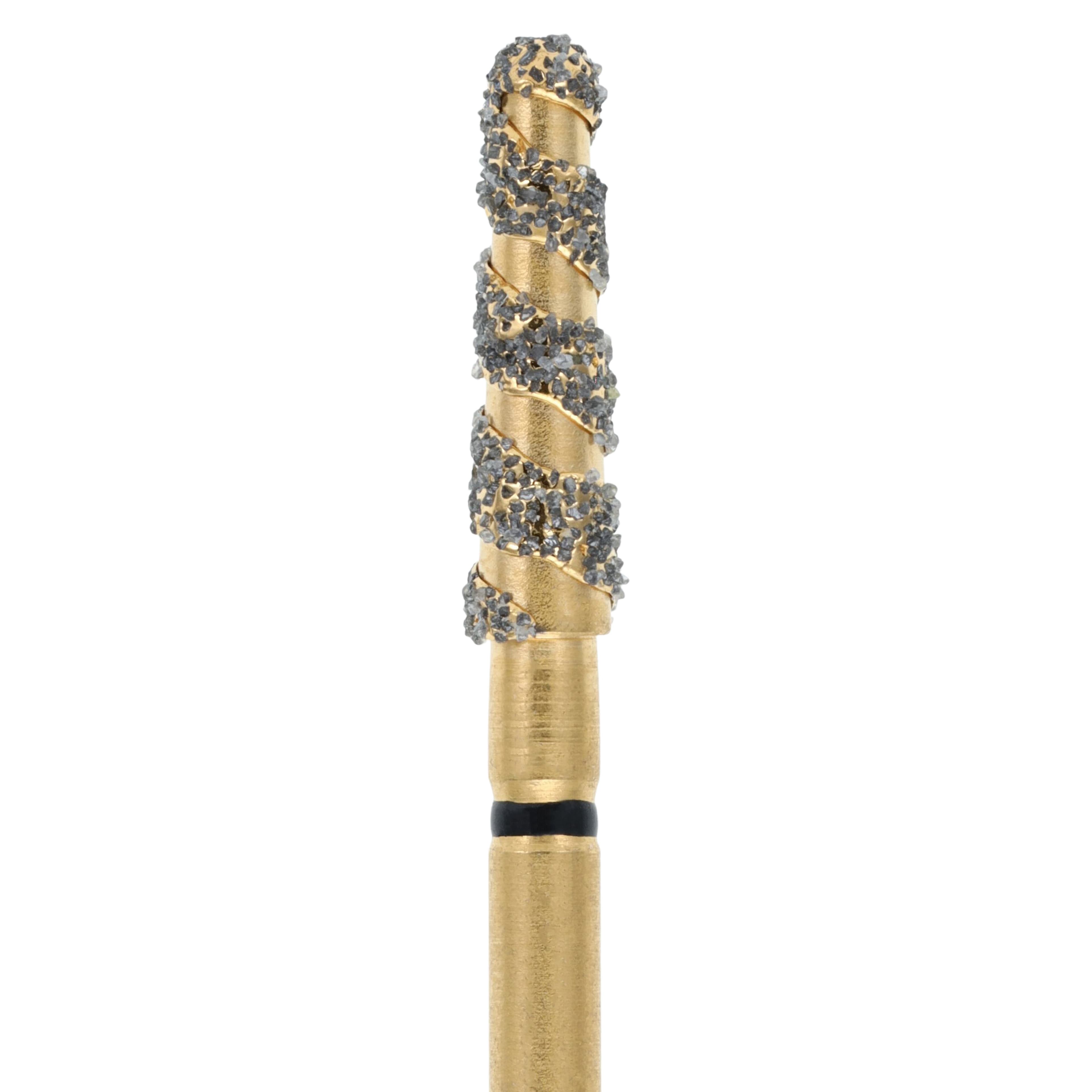 Maxima SC Diamond FG XCoarse Round End Taper Bur, Friction Grip, 856-022SC, 5/Pk thumbnail 4
