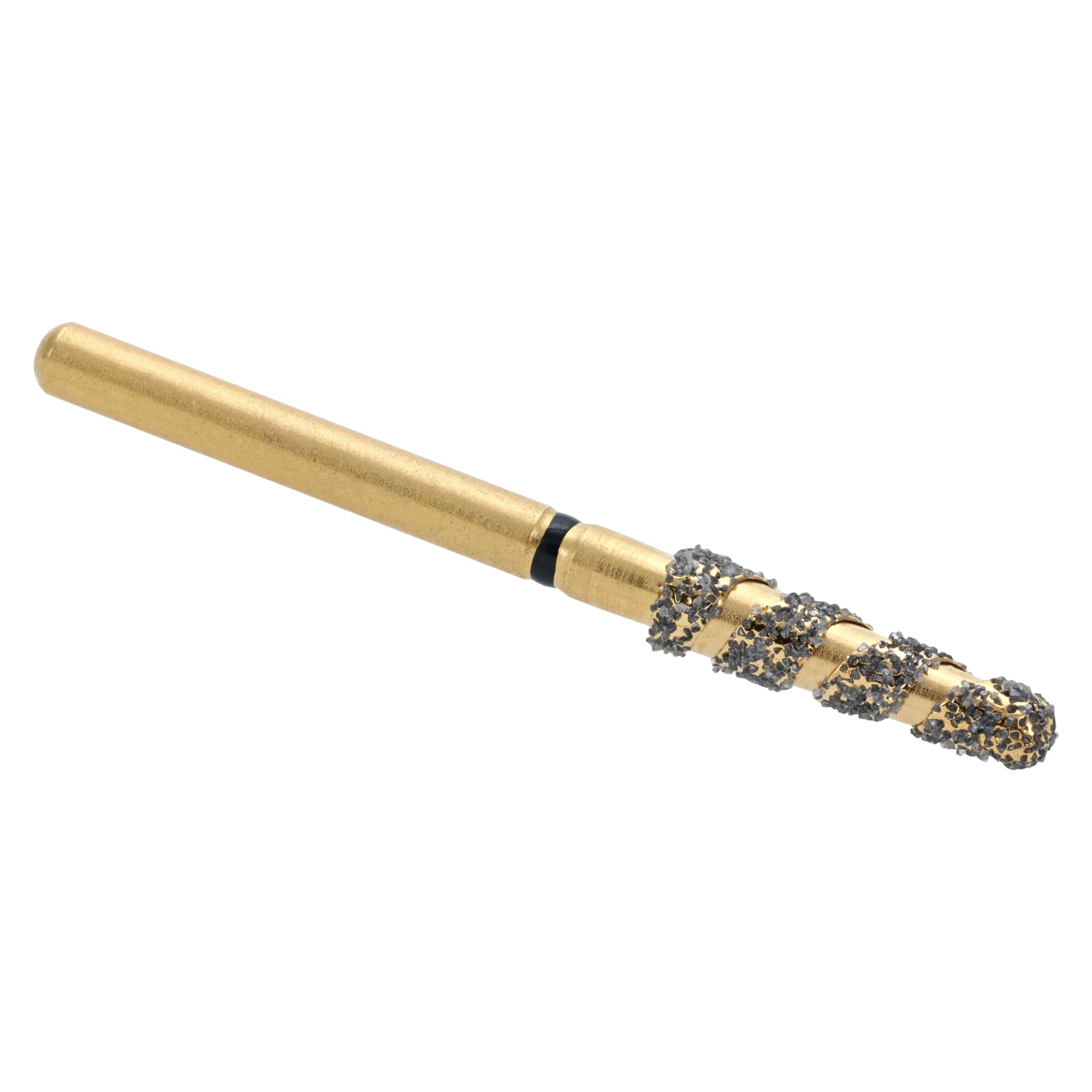 Maxima SC Diamond FG XCoarse Round End Taper Bur, Friction Grip, 856-022SC, 5/Pk thumbnail 3