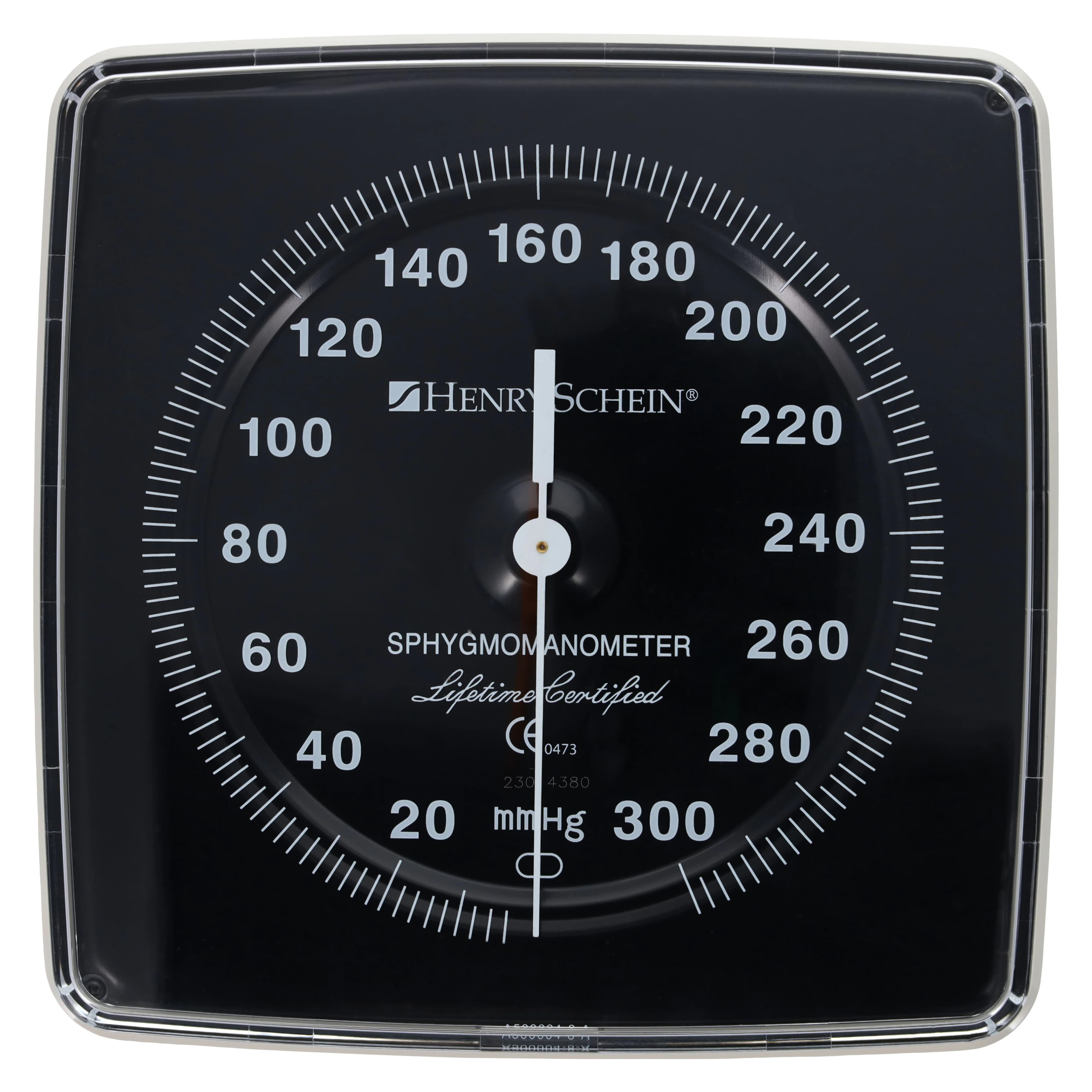 Henry Schein Diagnostix Aneroid Sphygmomanometer, Size 11, Black/Ivory, Latex-Free, Wall Mount, 6" Dial Display thumbnail 3