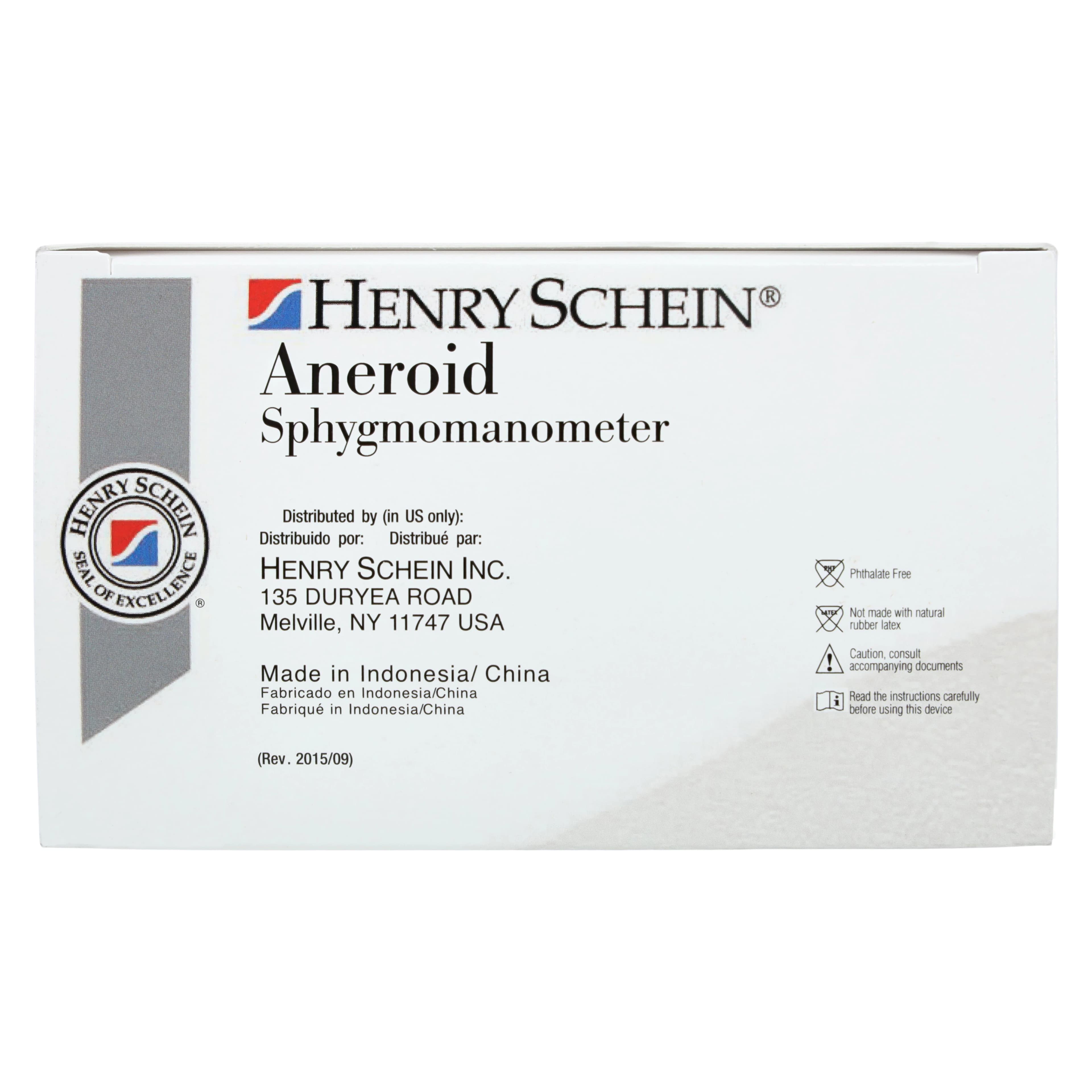 Henry Schein Prosphyg Aneroid Sphygmomanometer, Size 12, Black, Latex-Free, Arm Dial Display thumbnail 3