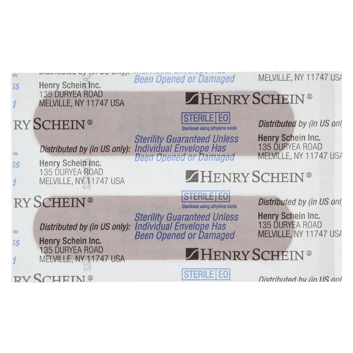 Henry Schein Adhesive Bandage Fabric Strip, 3/4" x 3", Flesh, Sterile, 100/Box thumbnail 4