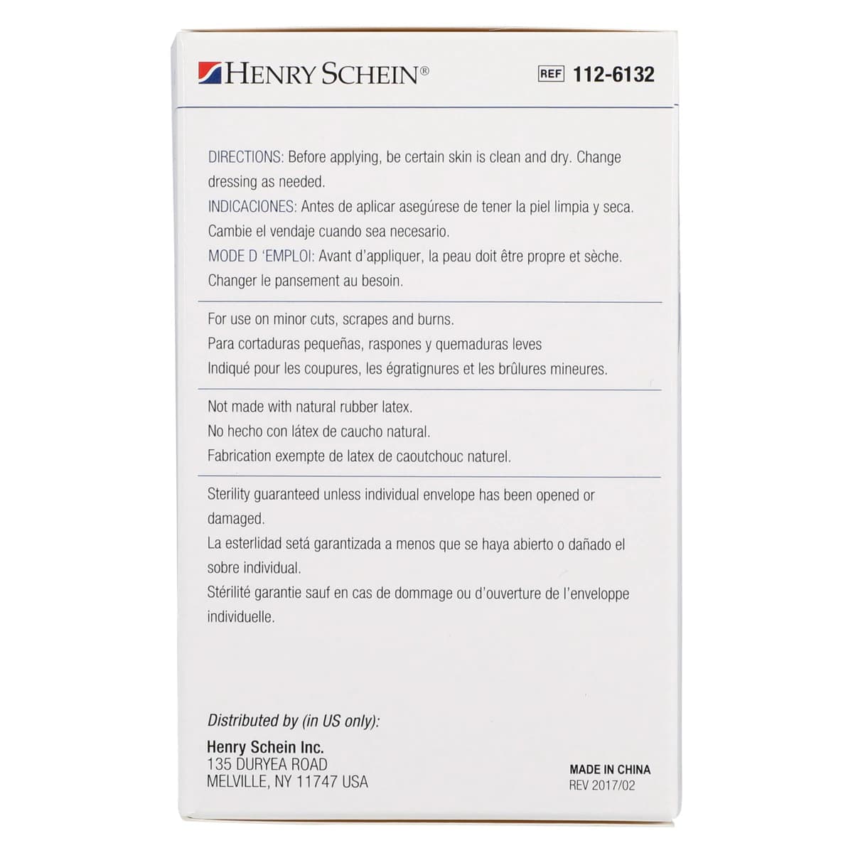 Henry Schein Adhesive Bandage Fabric Strip, 3/4" x 3", Flesh, Sterile, 100/Box thumbnail 7