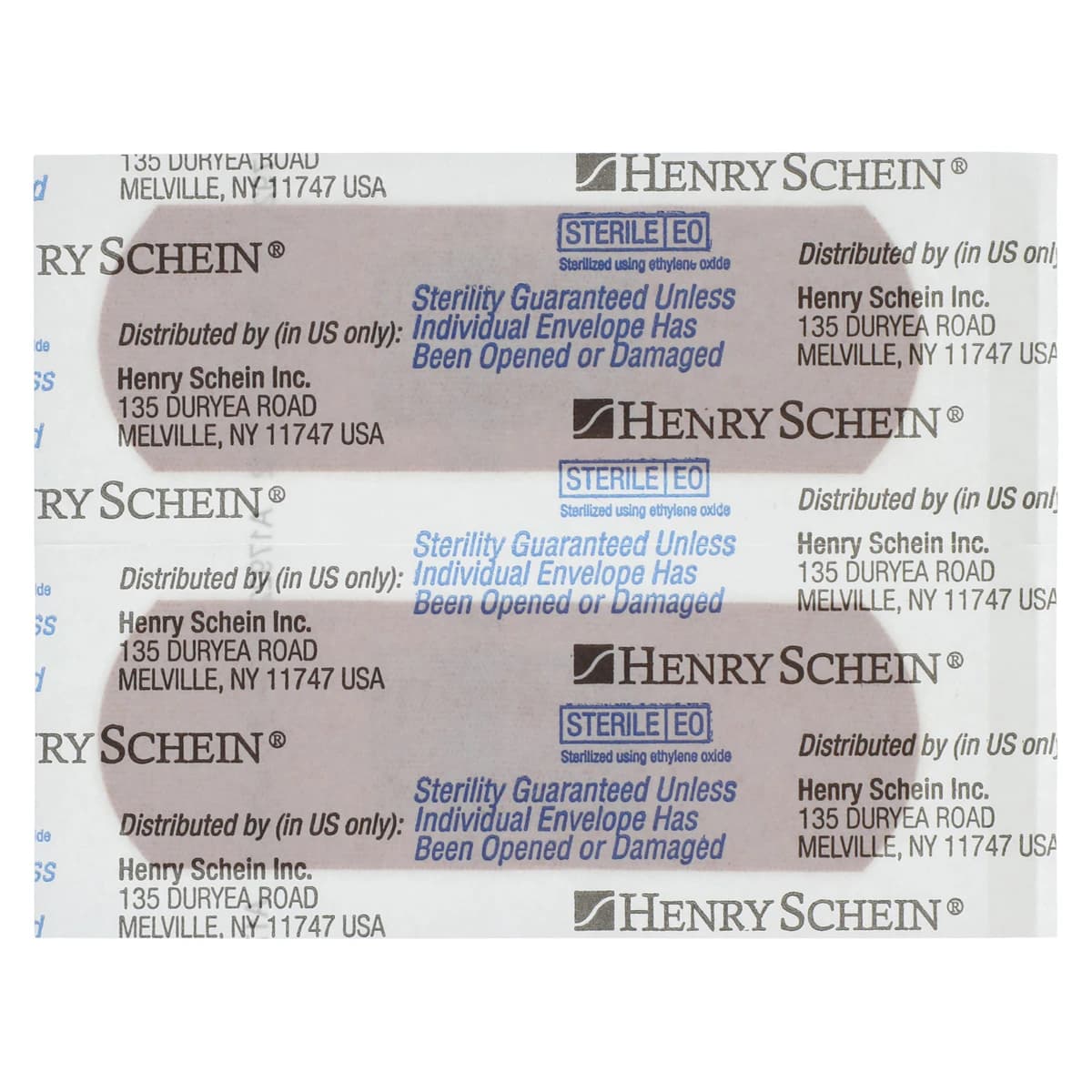 Henry Schein Adhesive Bandage Fabric Strip, 1" x 3", Flesh, Sterile, 100/Box thumbnail 3