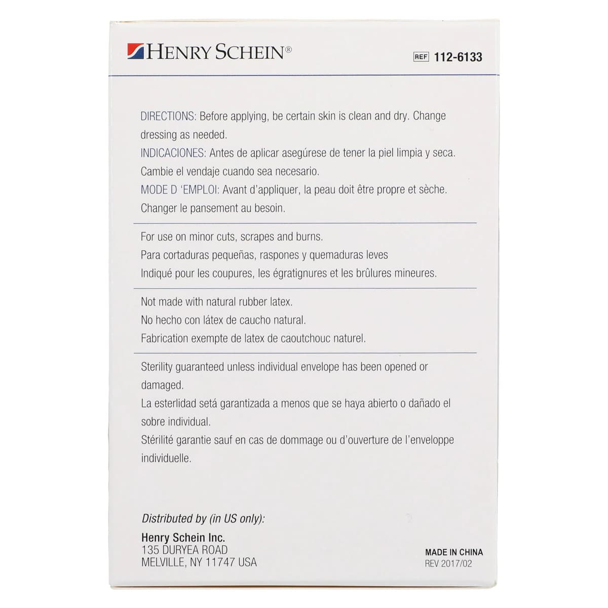 Henry Schein Adhesive Bandage Fabric Strip, 1" x 3", Flesh, Sterile, 100/Box thumbnail 6