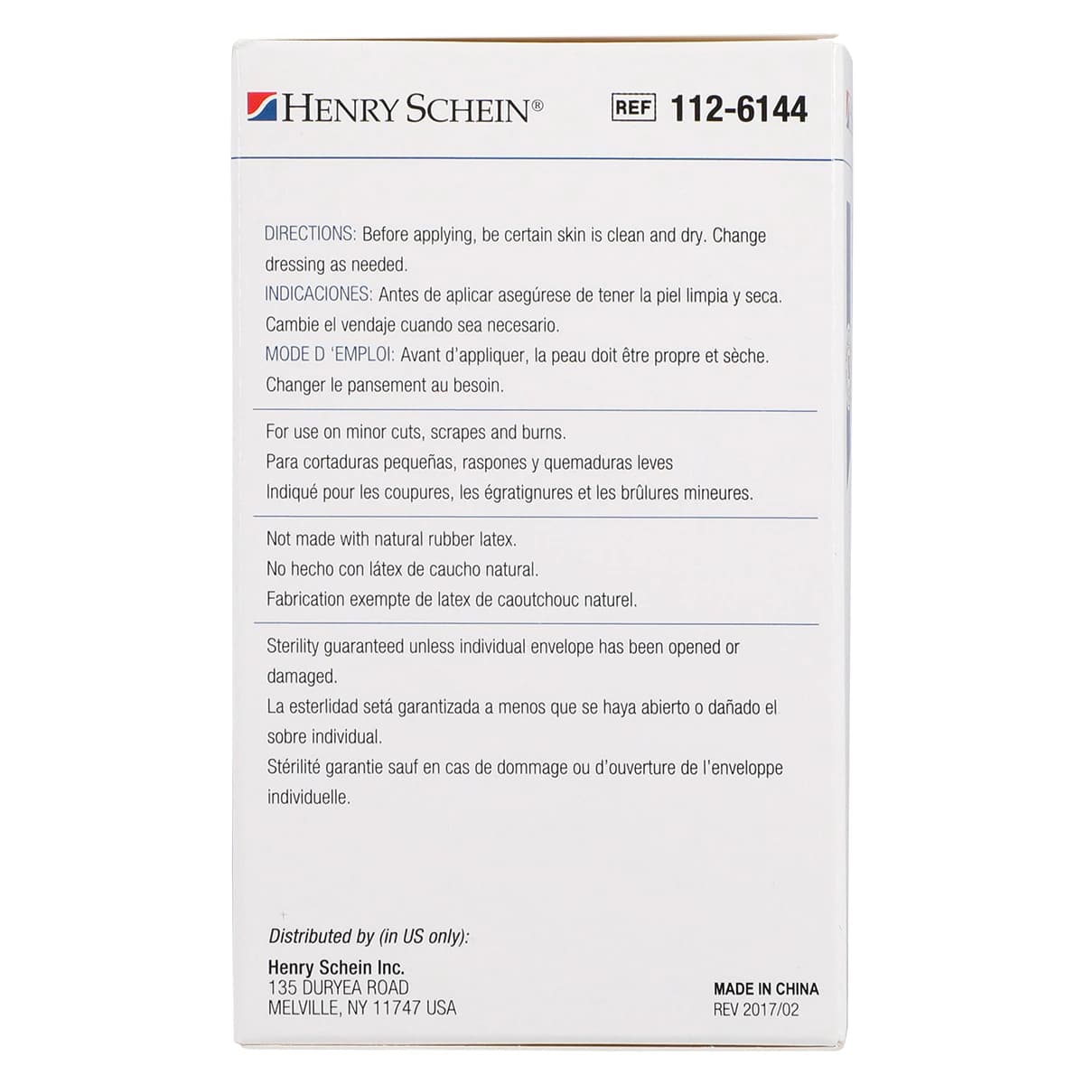 Henry Schein Adhesive Bandage Fabric Knuckle, 1.5" x 3", Flesh, Sterile, 100/Box thumbnail 5