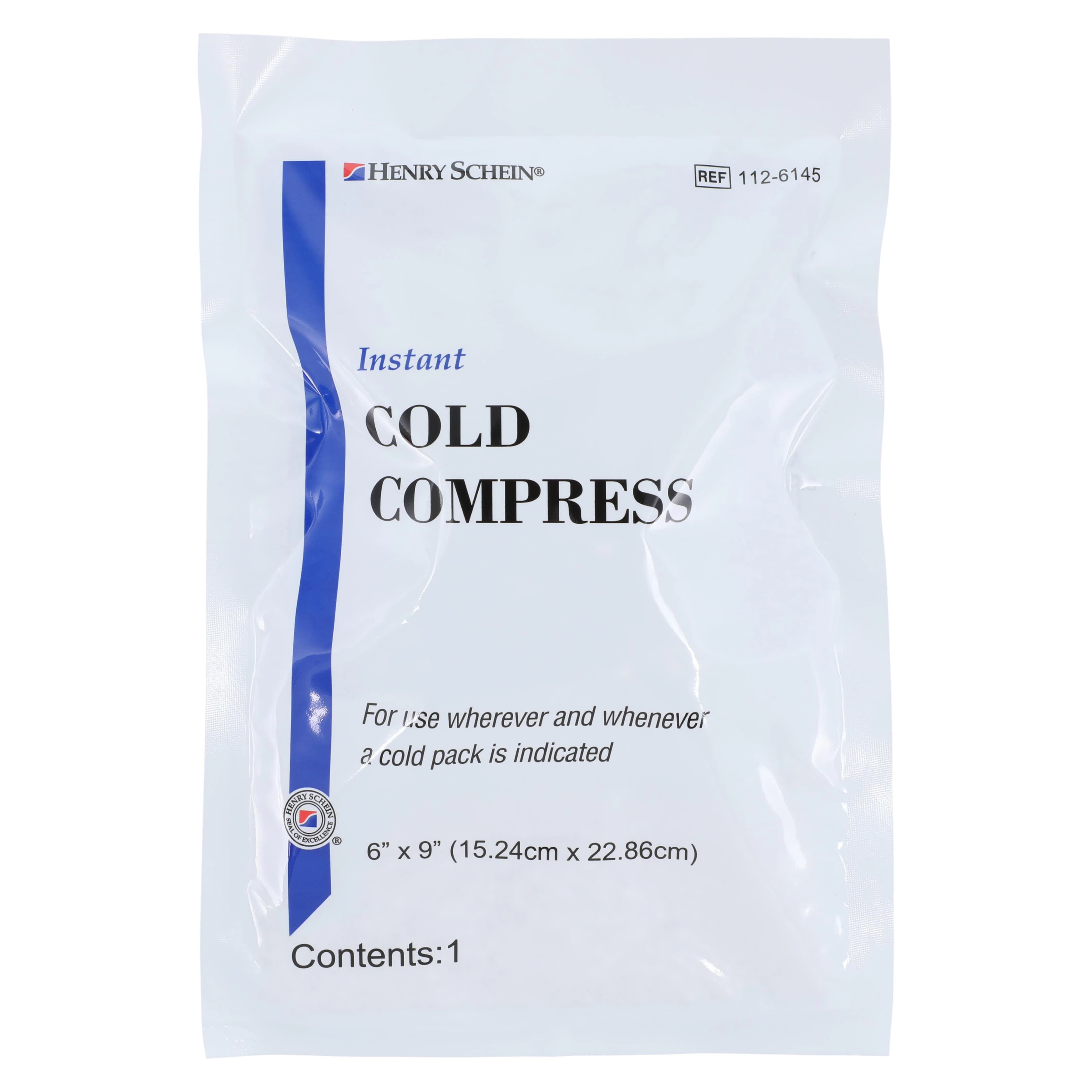 Henry Schein Compress Cold Instant Disposable, 6x9 inch - Compress Cold Instant Disp - Image 1