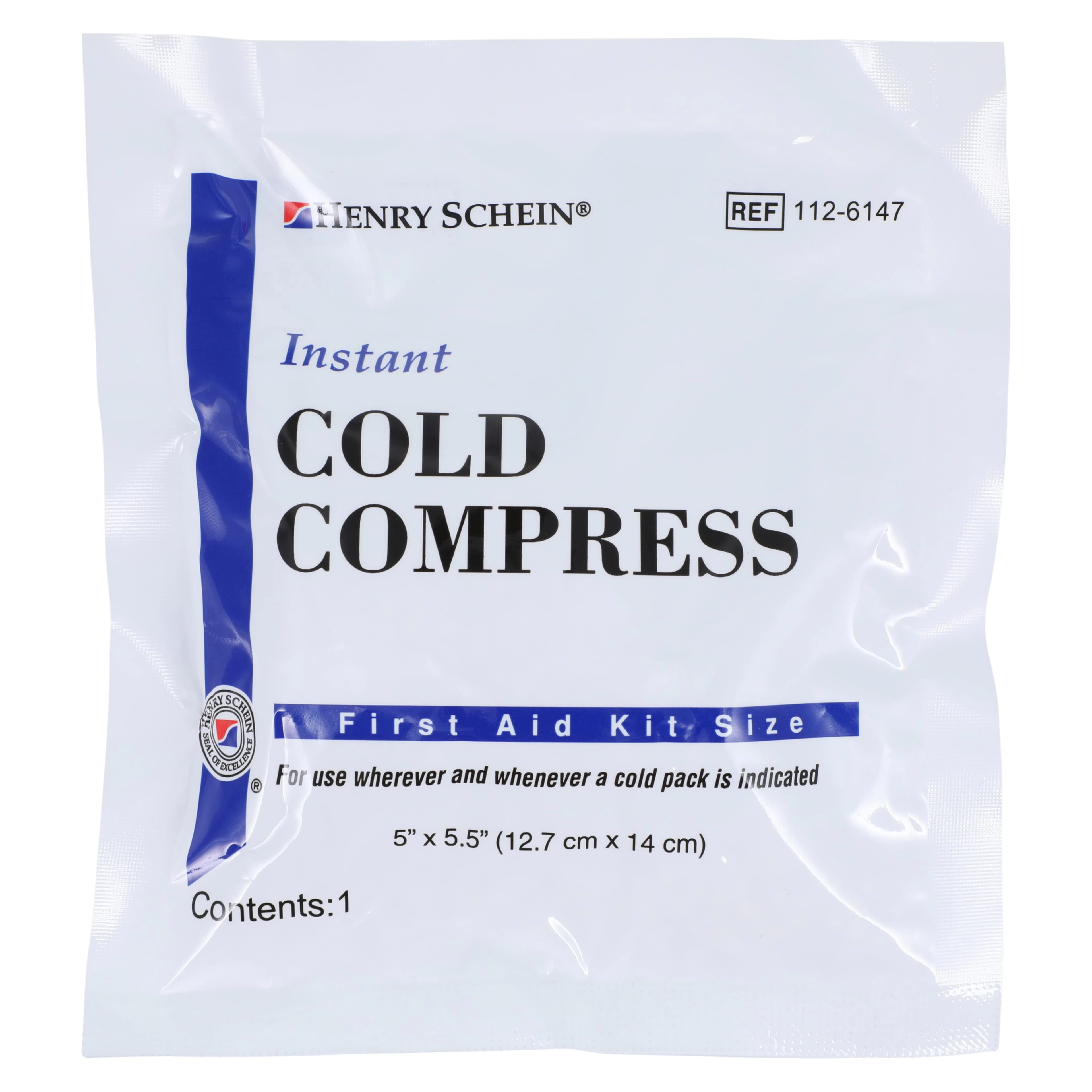 Henry Schein Instant Cold Compress, Disposable, 5.5" x 5" thumbnail 4