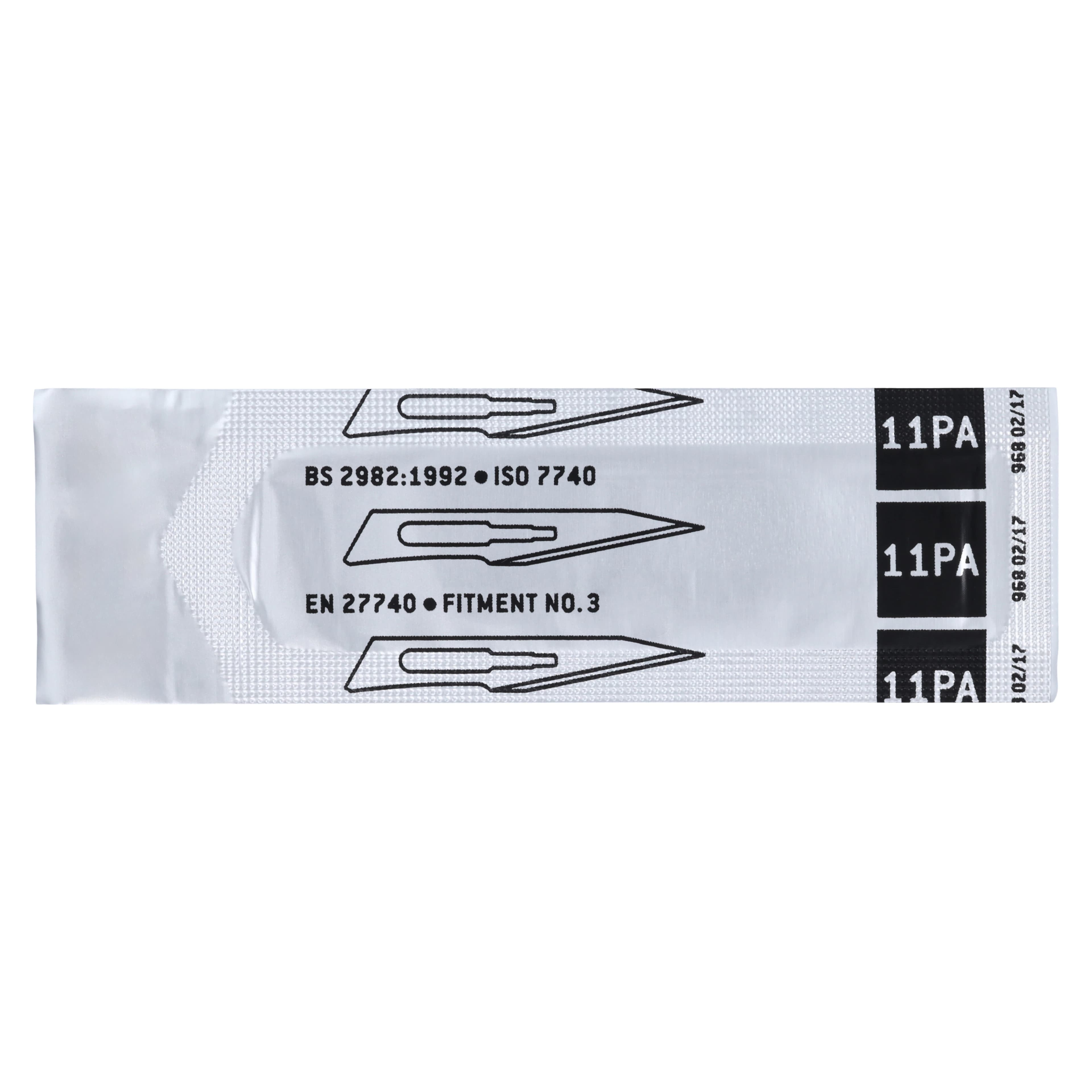 Henry Schein Surgeon Blades Carbon Steel, Sterile, #11, 10/Bx thumbnail 3