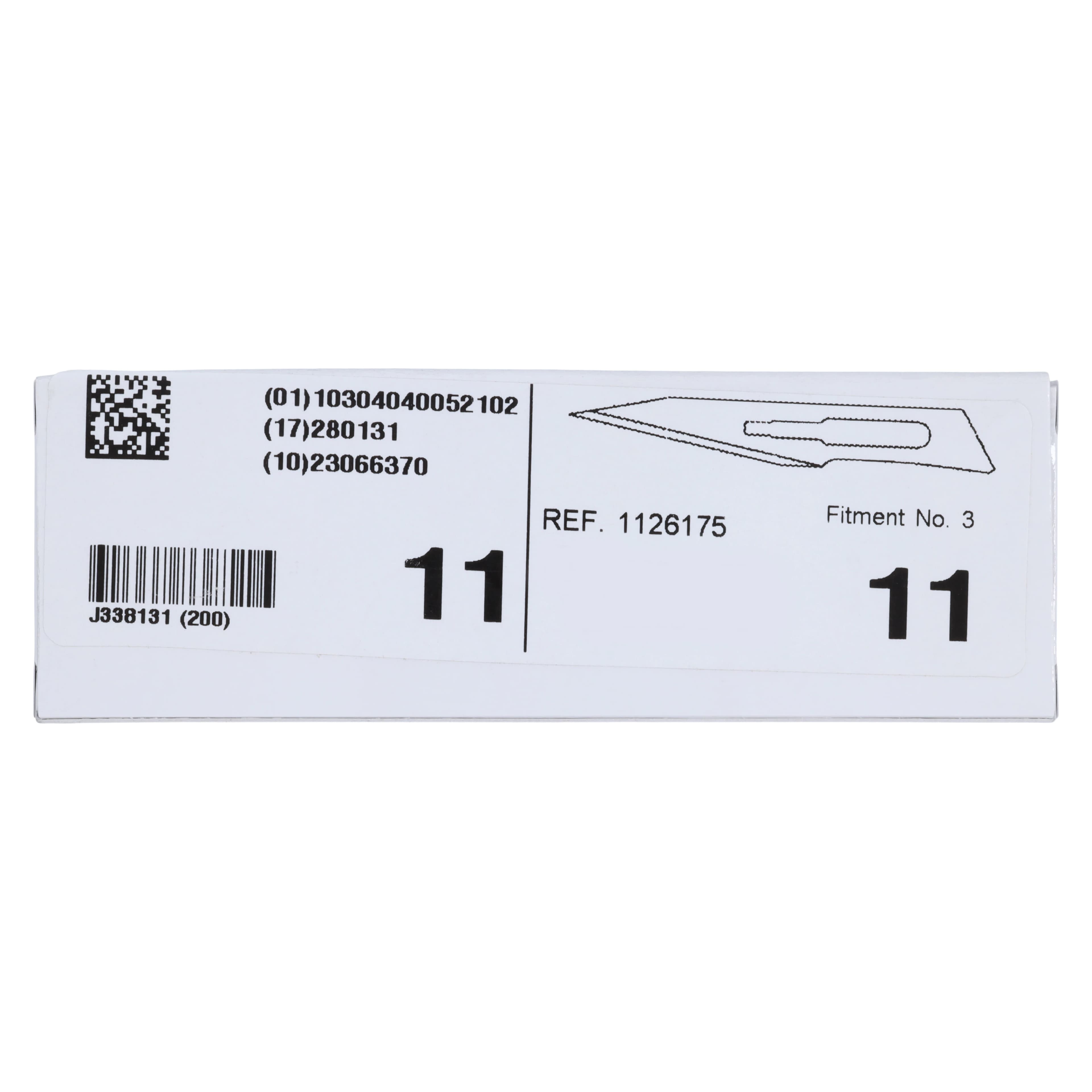 Henry Schein Surgeon Blades Carbon Steel, Sterile, #11, 10/Bx thumbnail 5