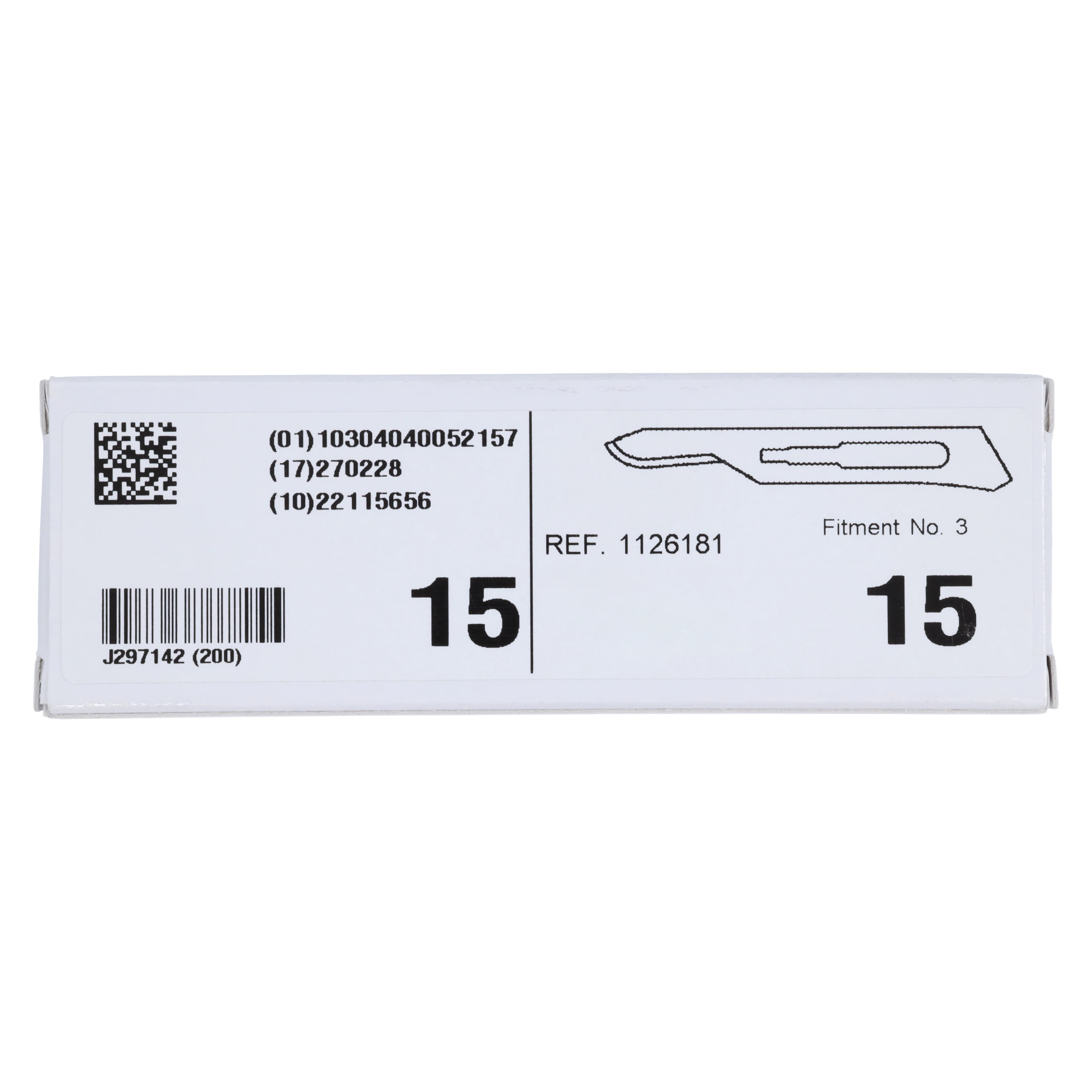 Henry Schein Carbon Steel Sterile Surgical Blade #15, 10/Box thumbnail 5