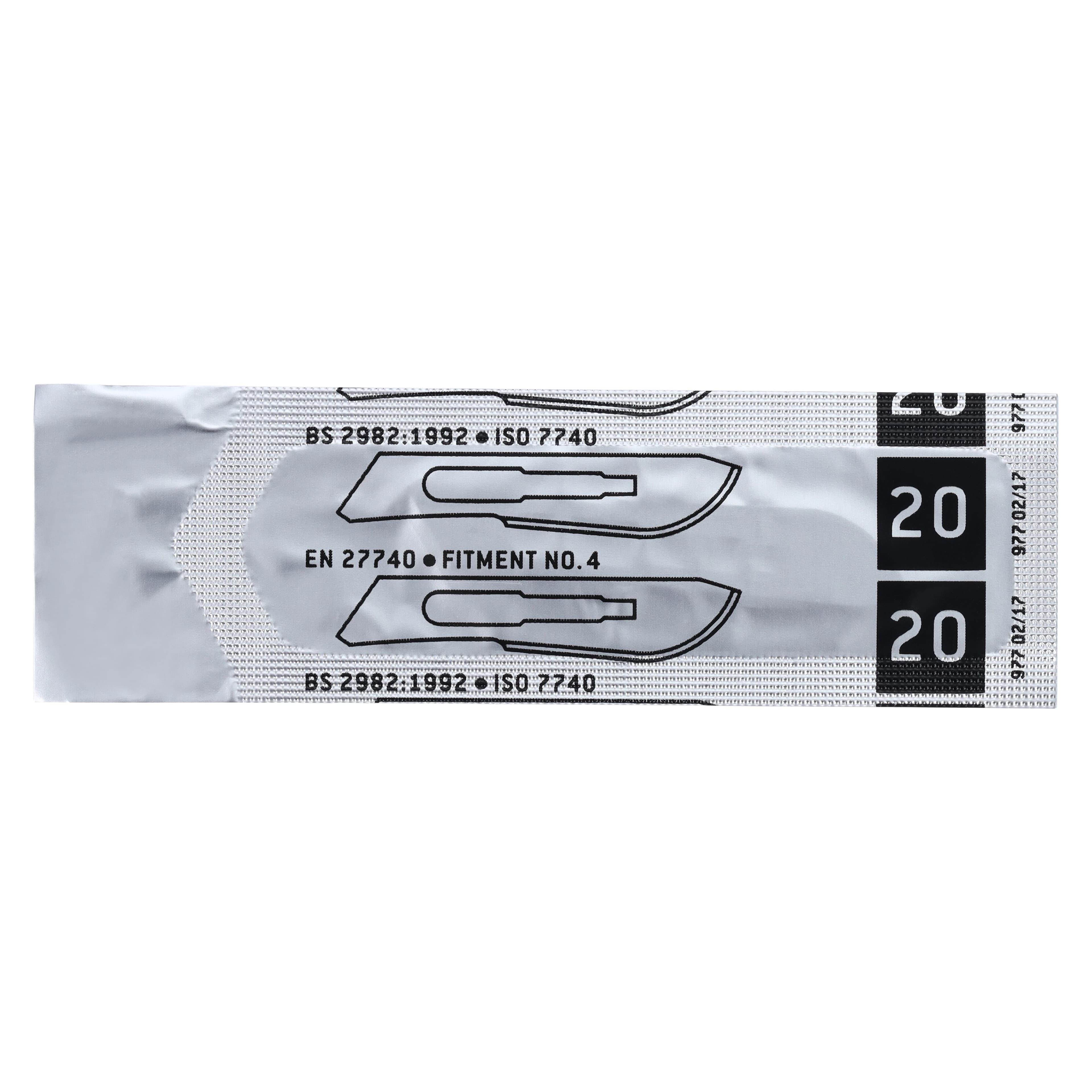 Henry Schein Stainless Steel Sterile Surgical Blade #20, 100/Box thumbnail 3