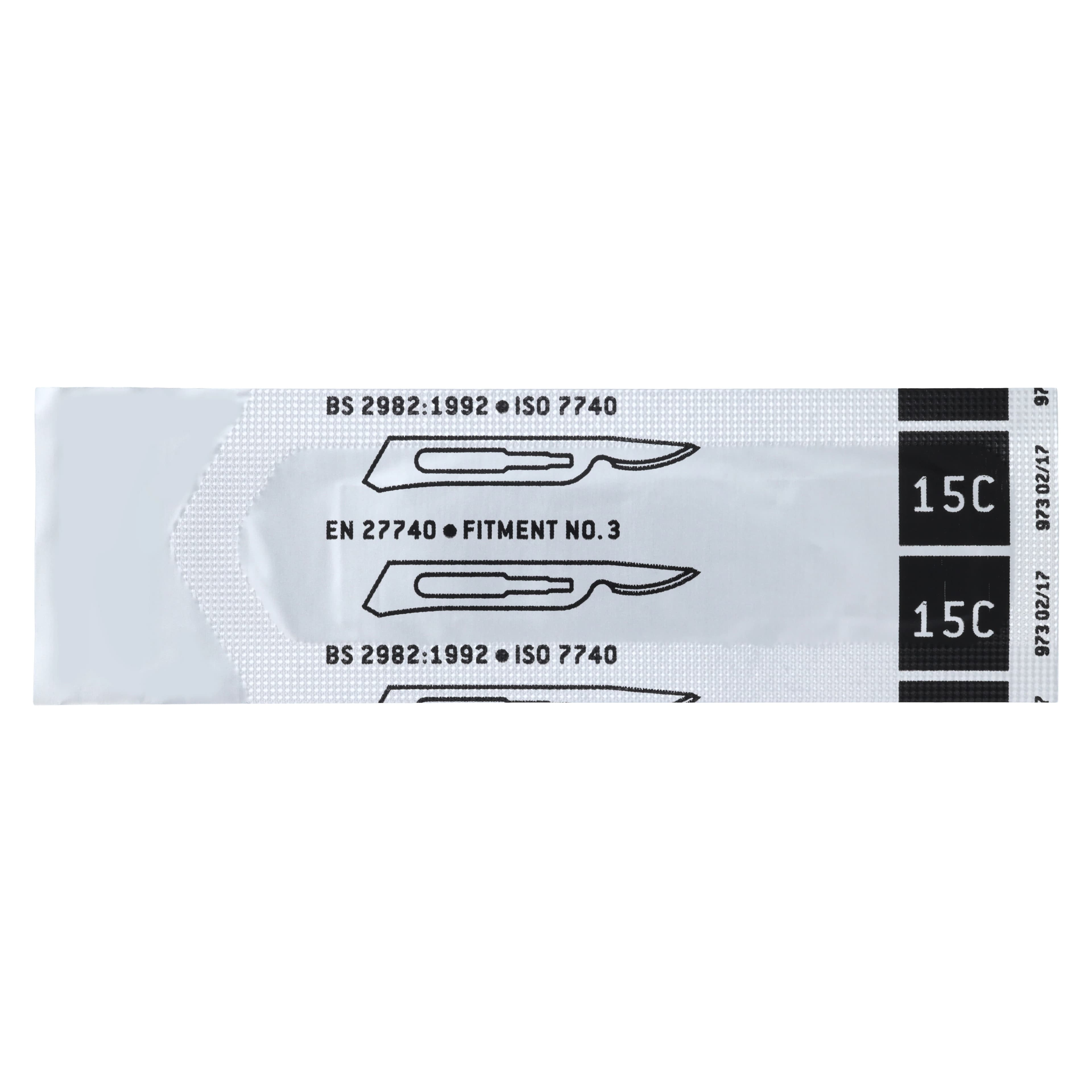 Henry Schein Carbon Steel Sterile Surgical Blade #15C, 10/Bx thumbnail 4