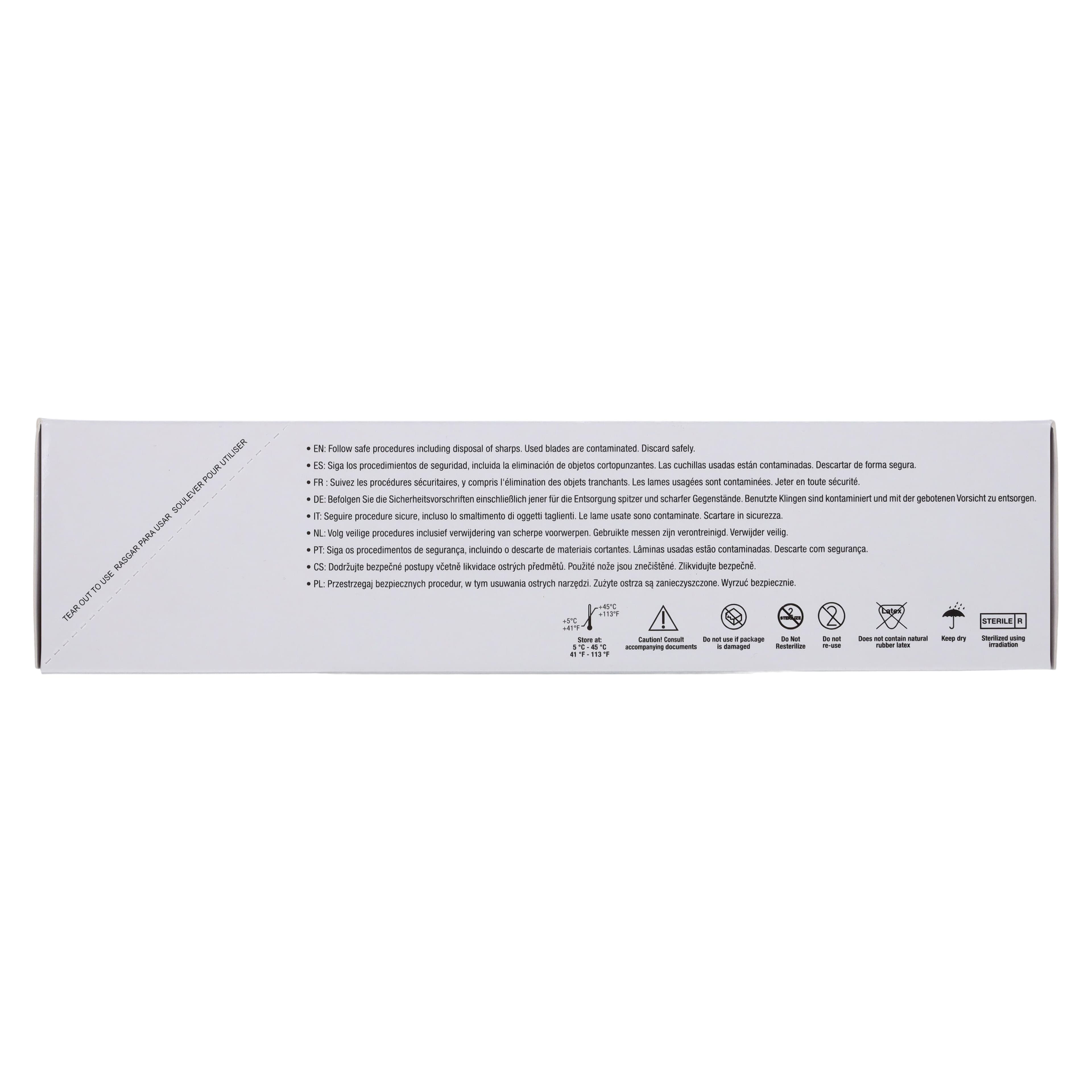 Henry Schein Disposable Surgical Scalpel #12, Stainless Steel, Sterile, 01KTRZ2KYP0J3NMNP78F2GZ6Y2 thumbnail 4