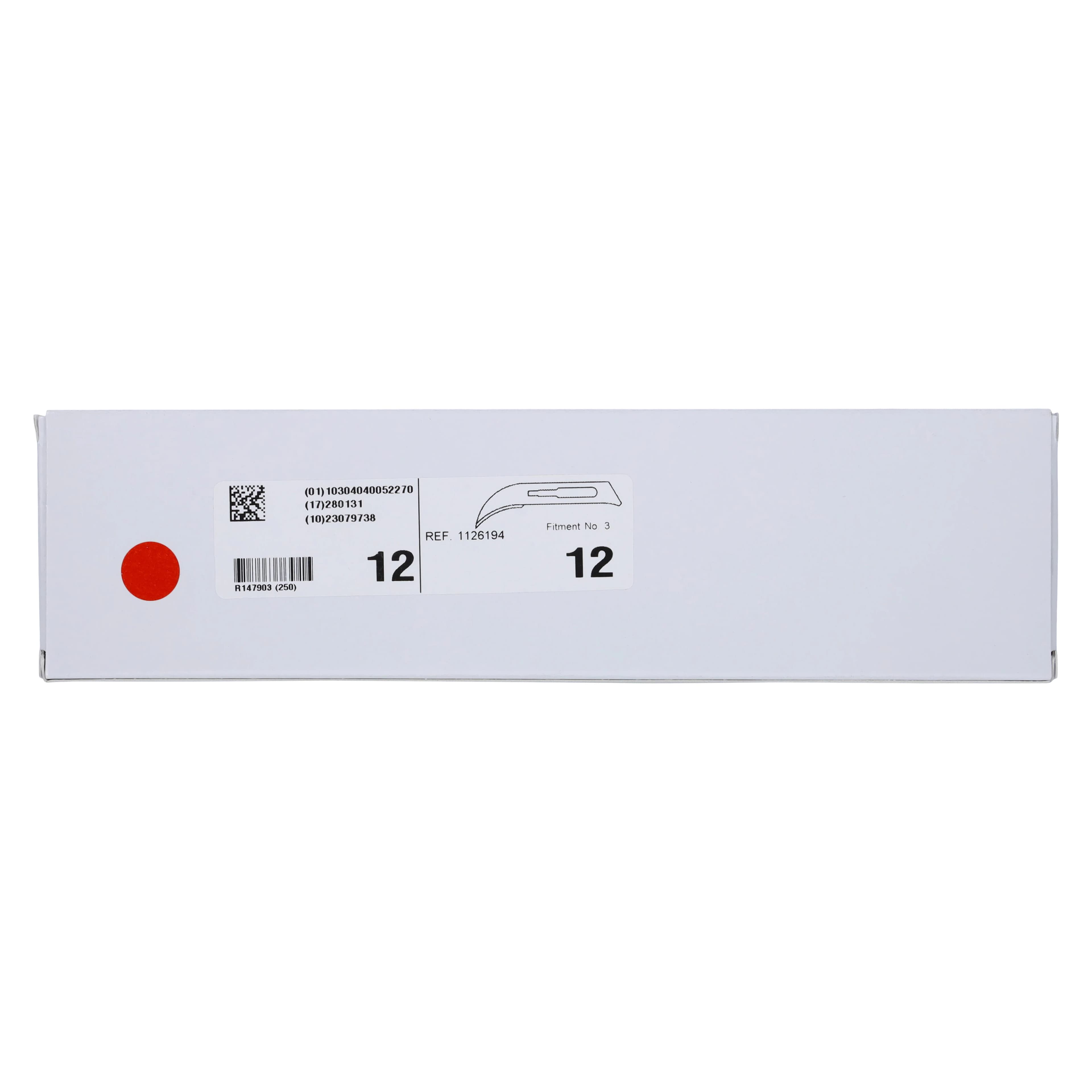 Henry Schein Disposable Surgical Scalpel #12, Stainless Steel, Sterile, 01KTRZ2KYP0J3NMNP78F2GZ6Y2 thumbnail 5
