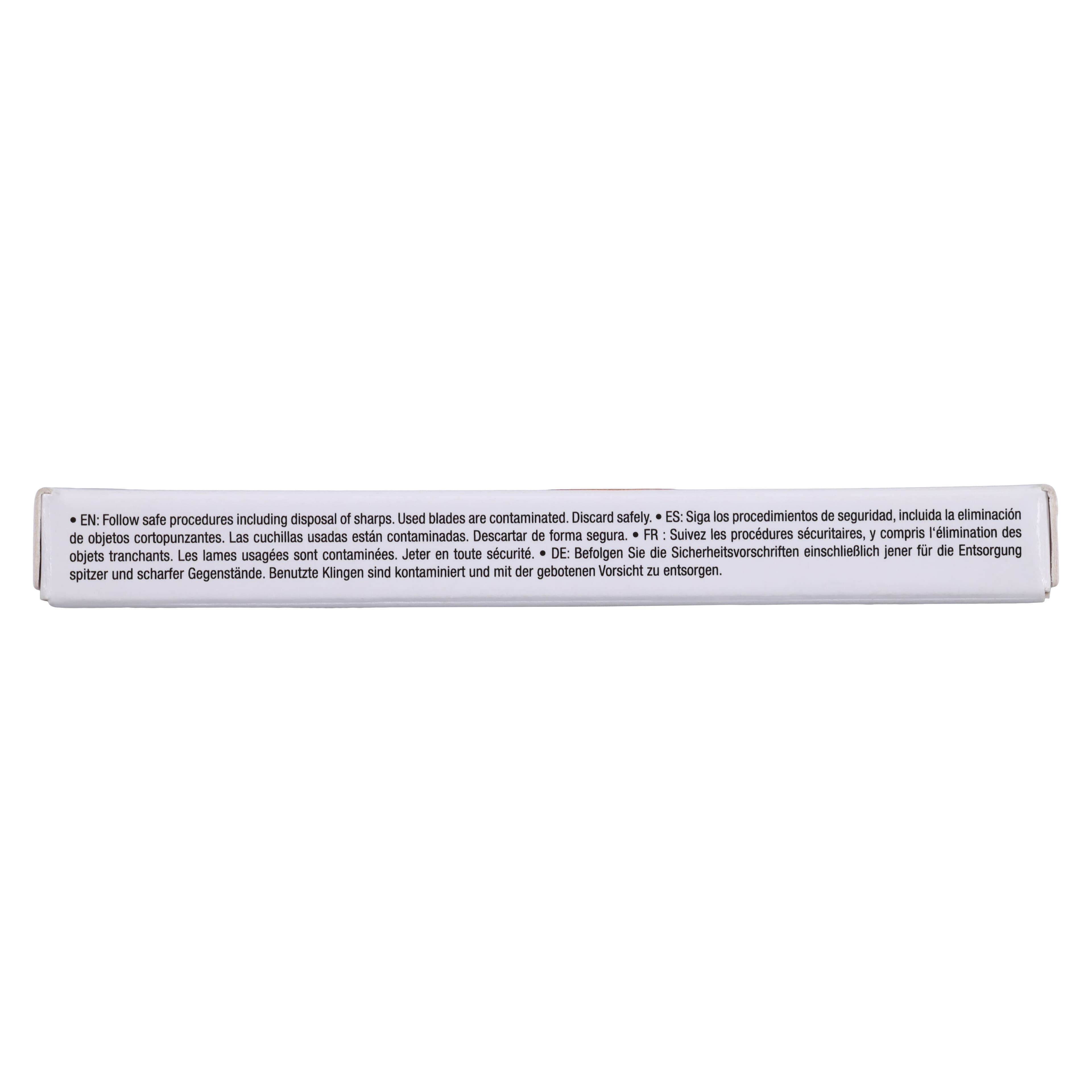 Surgeon Blades Carbon Steel, #22, Sterile, Disposable, 10/Bx thumbnail 8