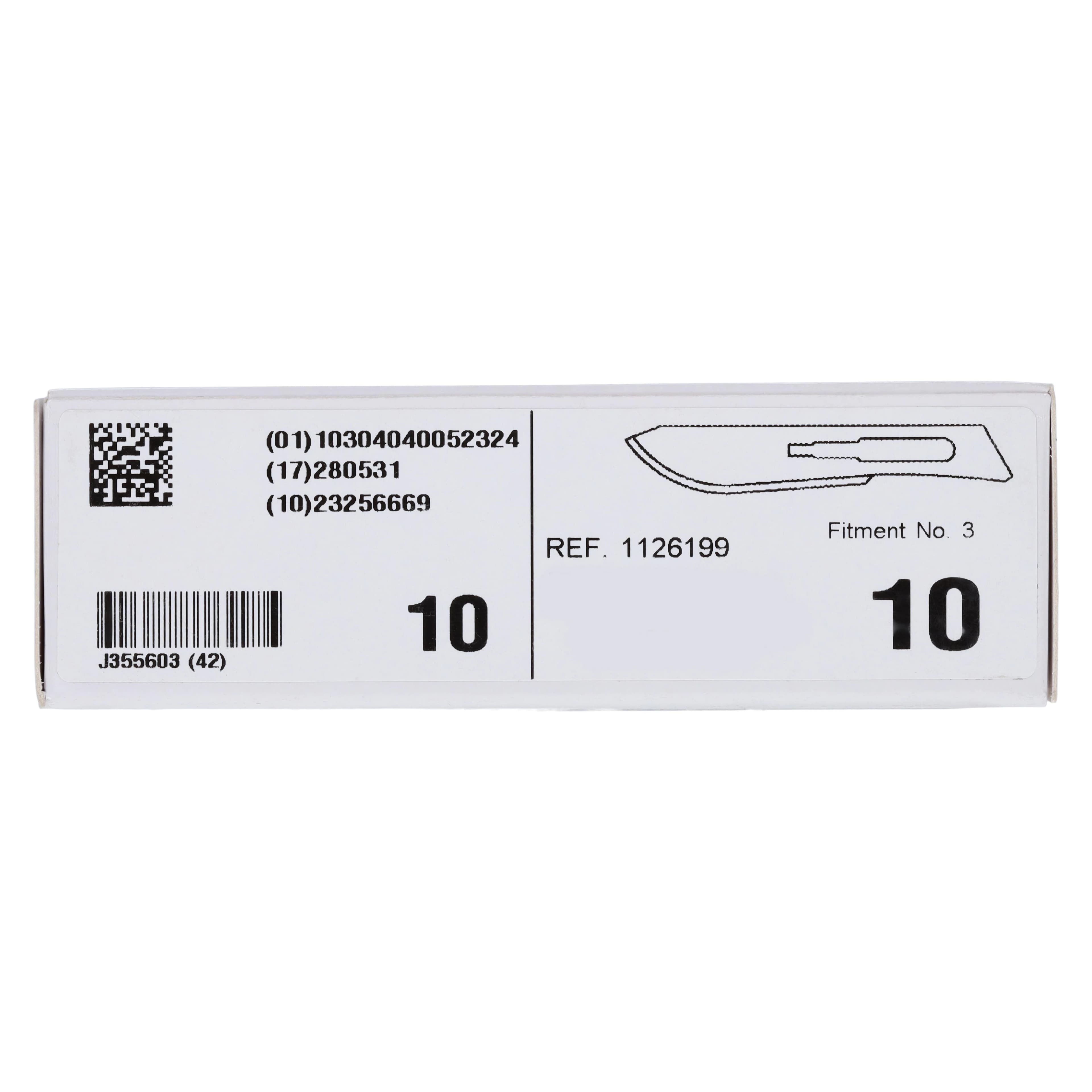 Henry Schein Surgeon Blades, Stainless Steel, Sterile, #10, 100/Bx thumbnail 7