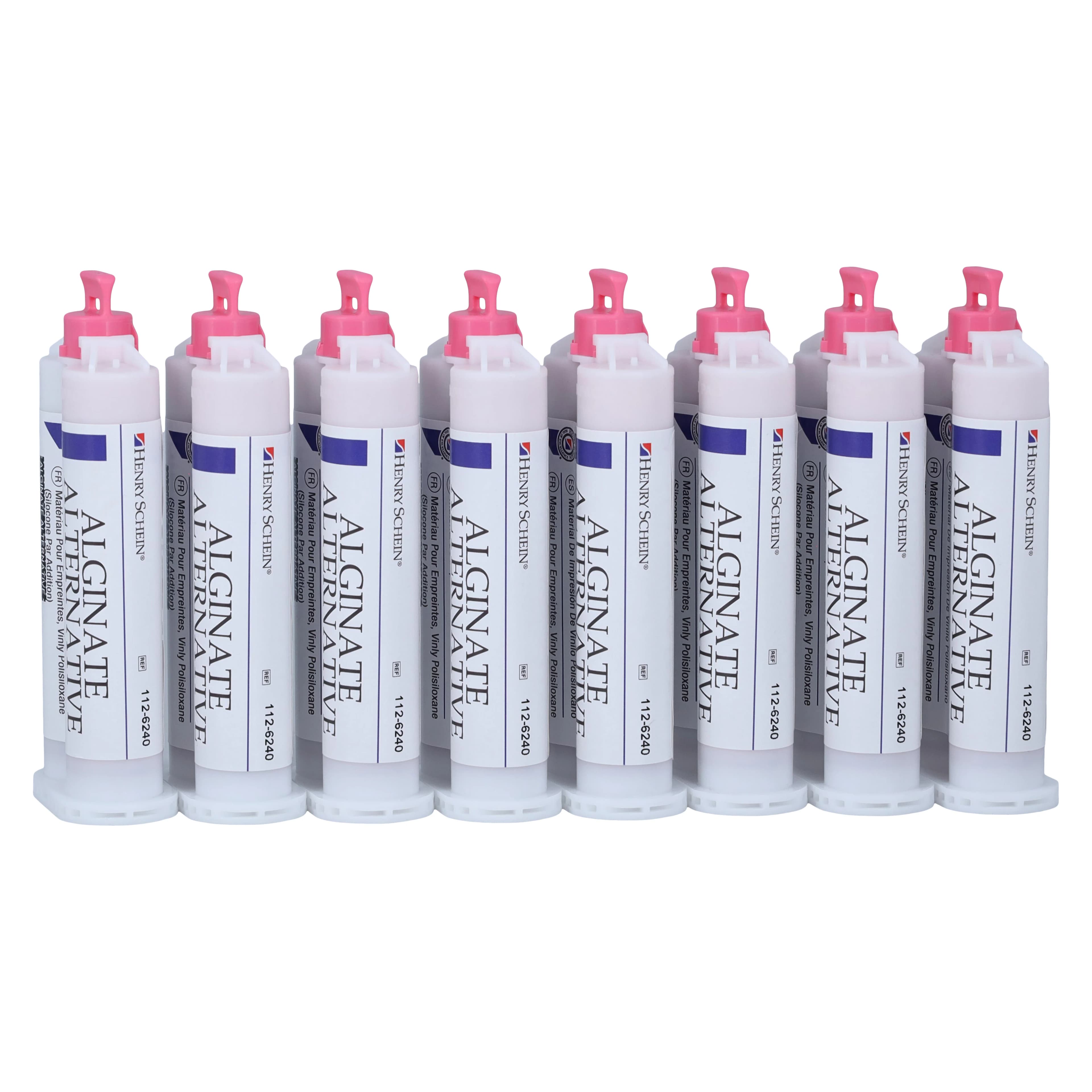 Henry Schein Alginate Alternative Fast Set Cartridge Dispensing Package, Regular Body, 50 mL, 8/Box - Alginate Alternative Cartridge Dispensing Package - Image 1
