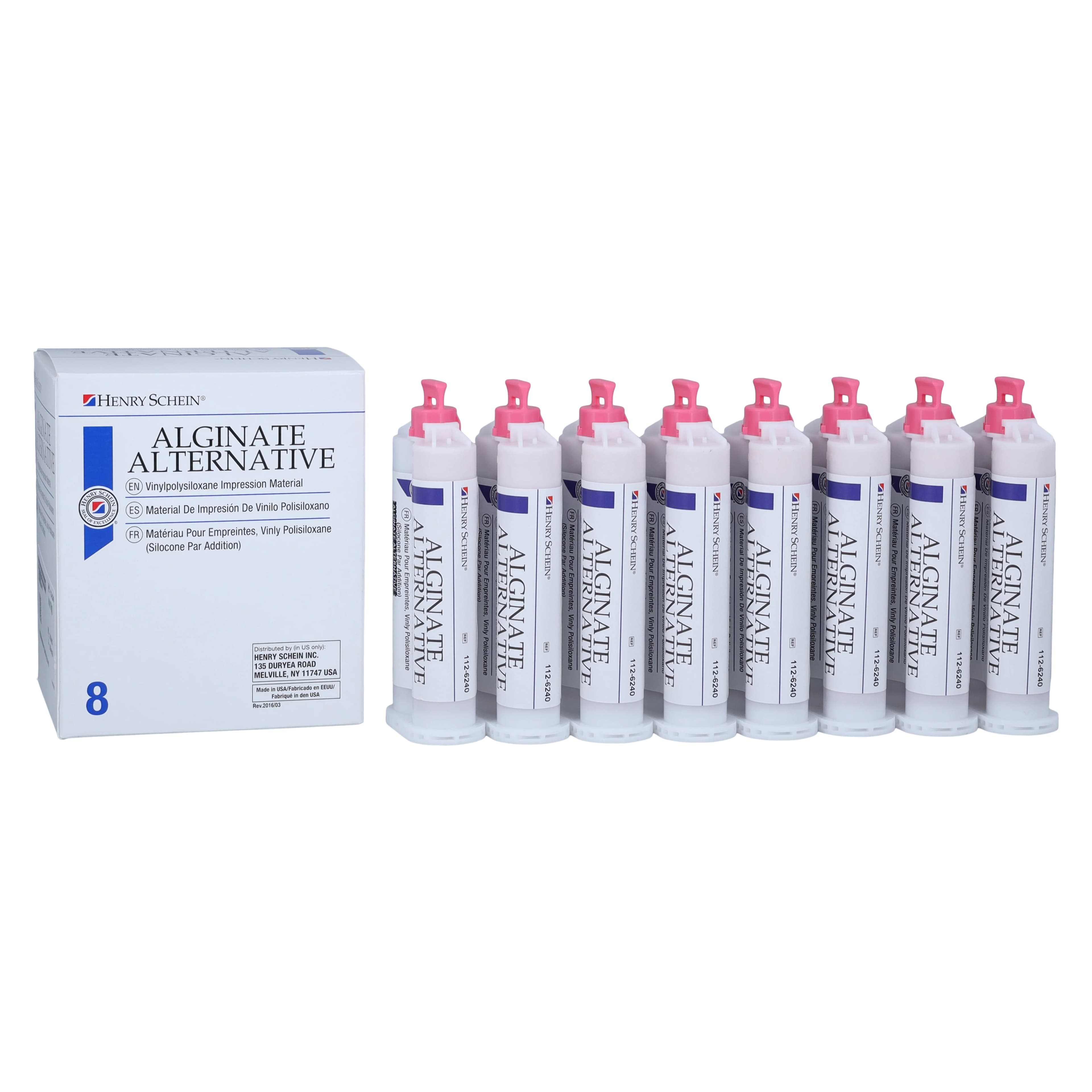 Henry Schein Alginate Alternative Fast Set Cartridge Dispensing Package, Regular Body, 50 mL, 8/Box thumbnail 3