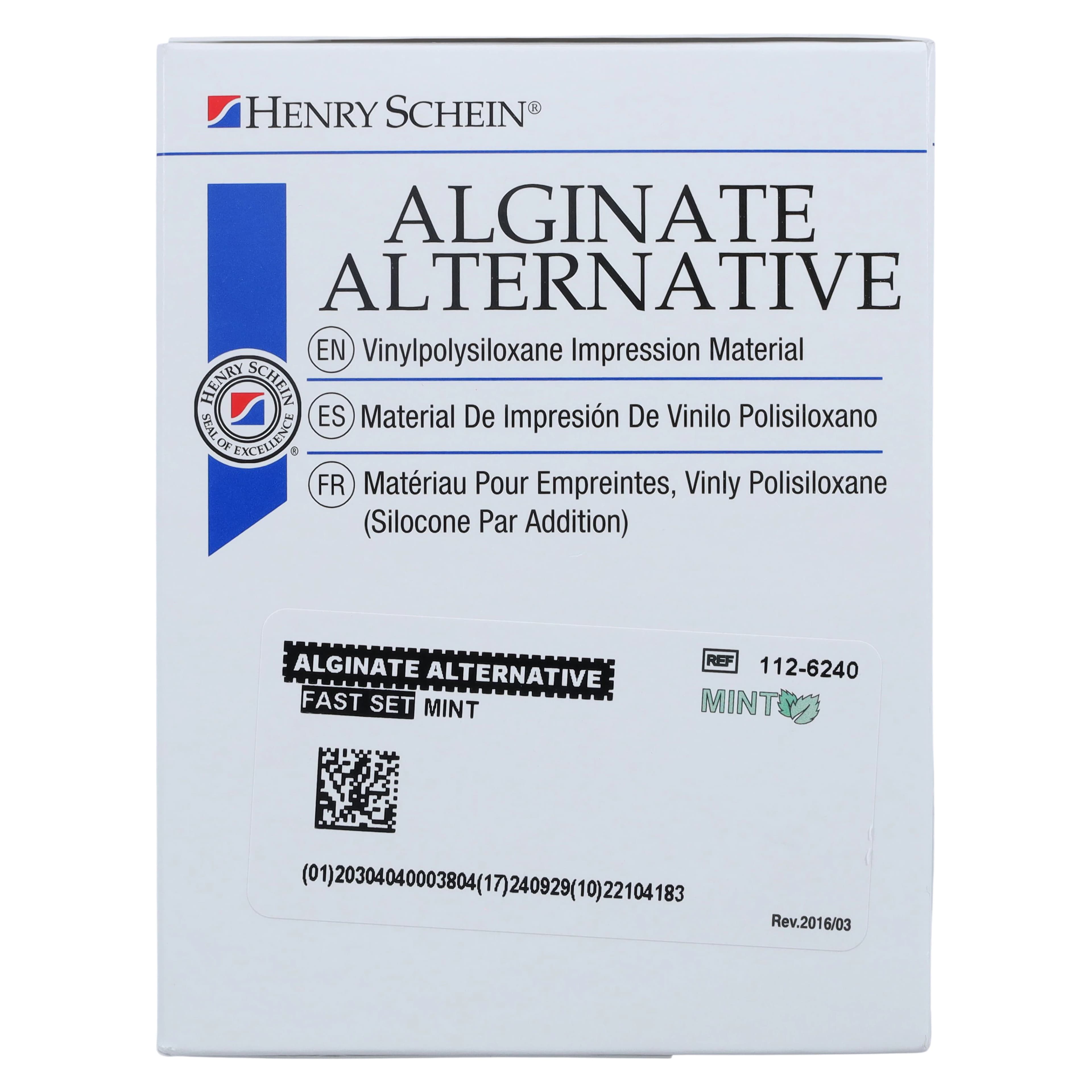 Henry Schein Alginate Alternative Fast Set Cartridge Dispensing Package, Regular Body, 50 mL, 8/Box thumbnail 10