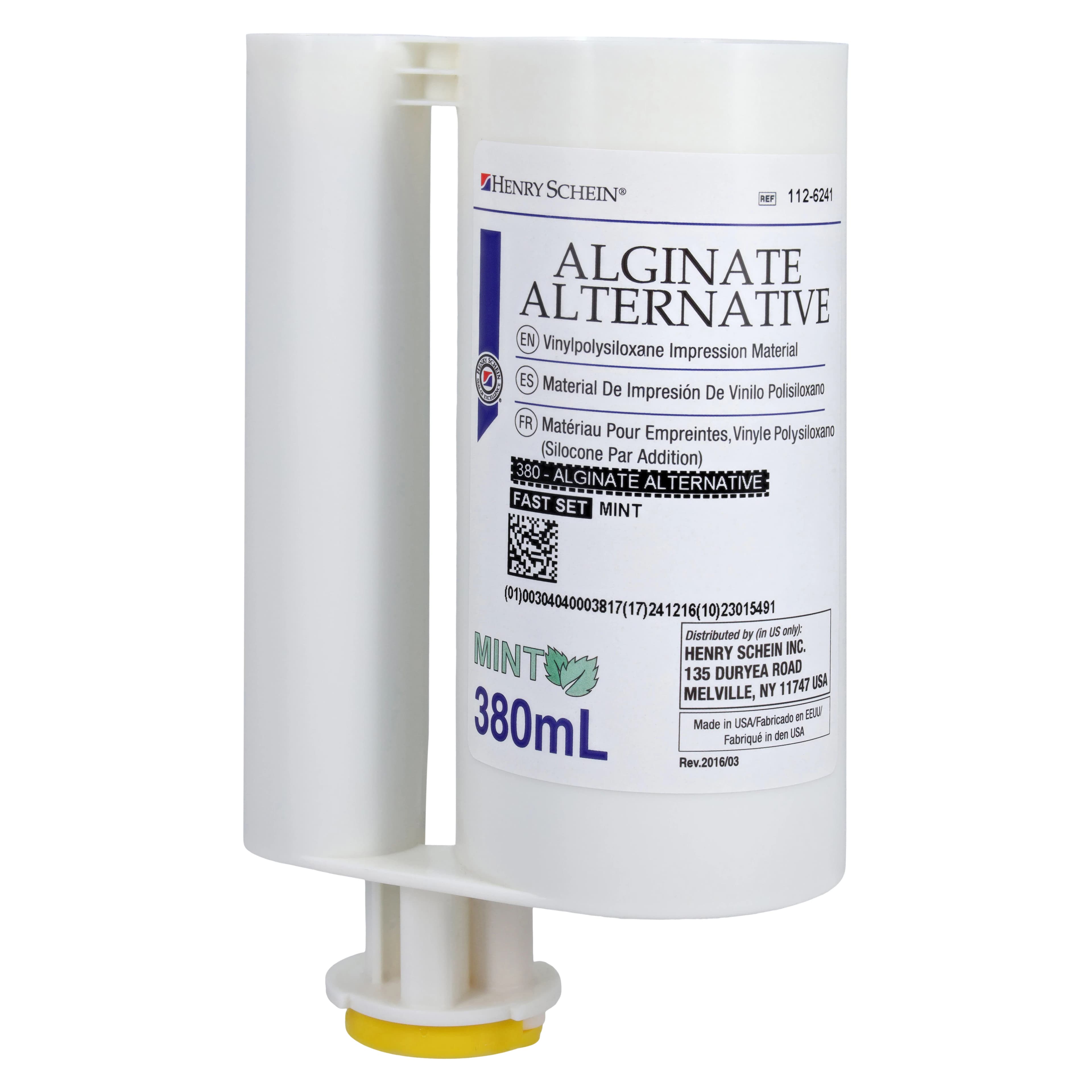 Henry Schein Alginate Alternative Fast Set, Regular Body, 380 mL, 2/Package thumbnail 4