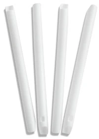 Essentials 2-in-1 High Volume Evacuator (HVE) Tips, Vented/Non-Vented, White, Disposable, 250/Bag - Essentials High Volume Evacuator Tips - Image 1
