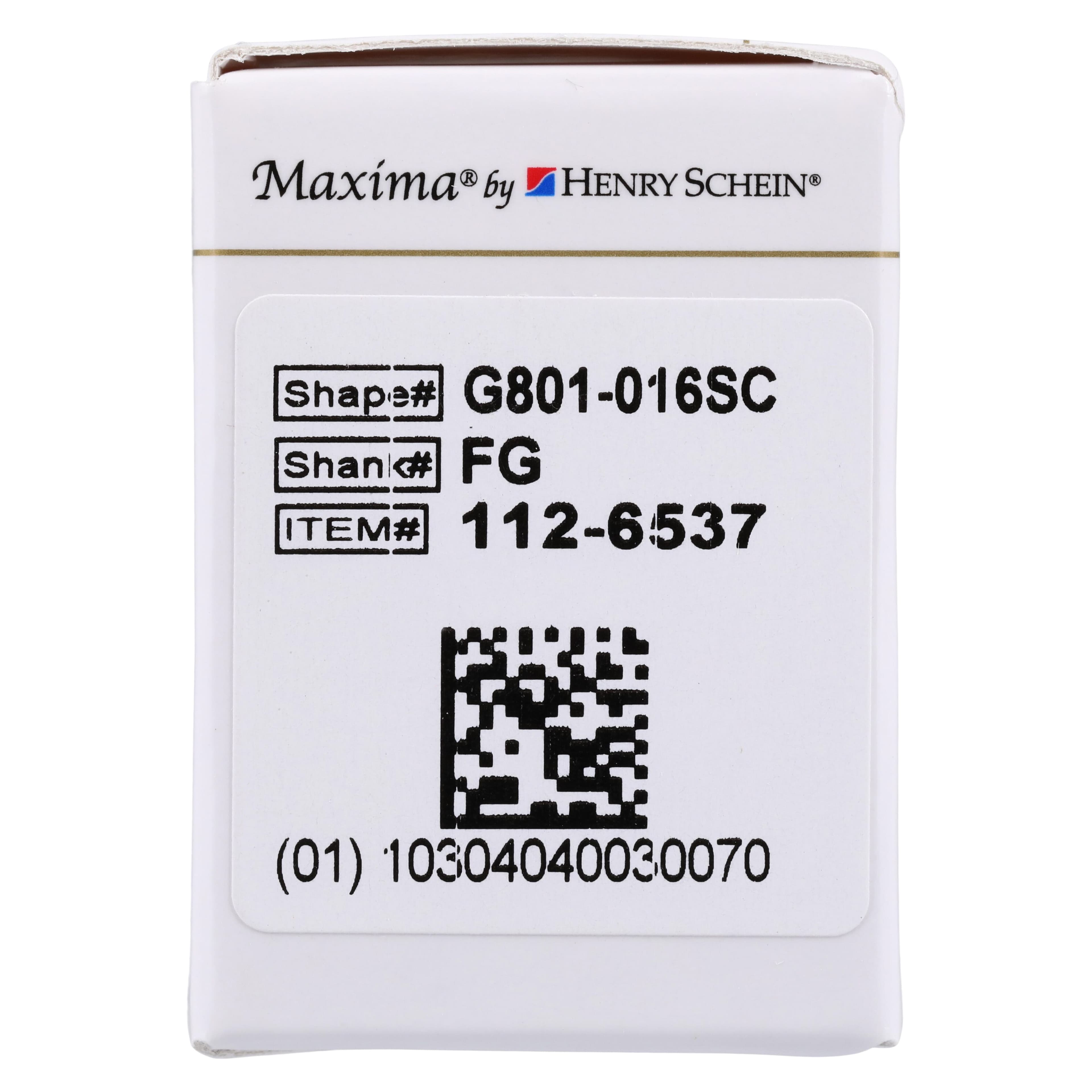 MAXIMA GOLD Diamond FG Bur, Friction Grip, Super Coarse Round, 1.6 mm, G801-016SC, 5/Pk thumbnail 7