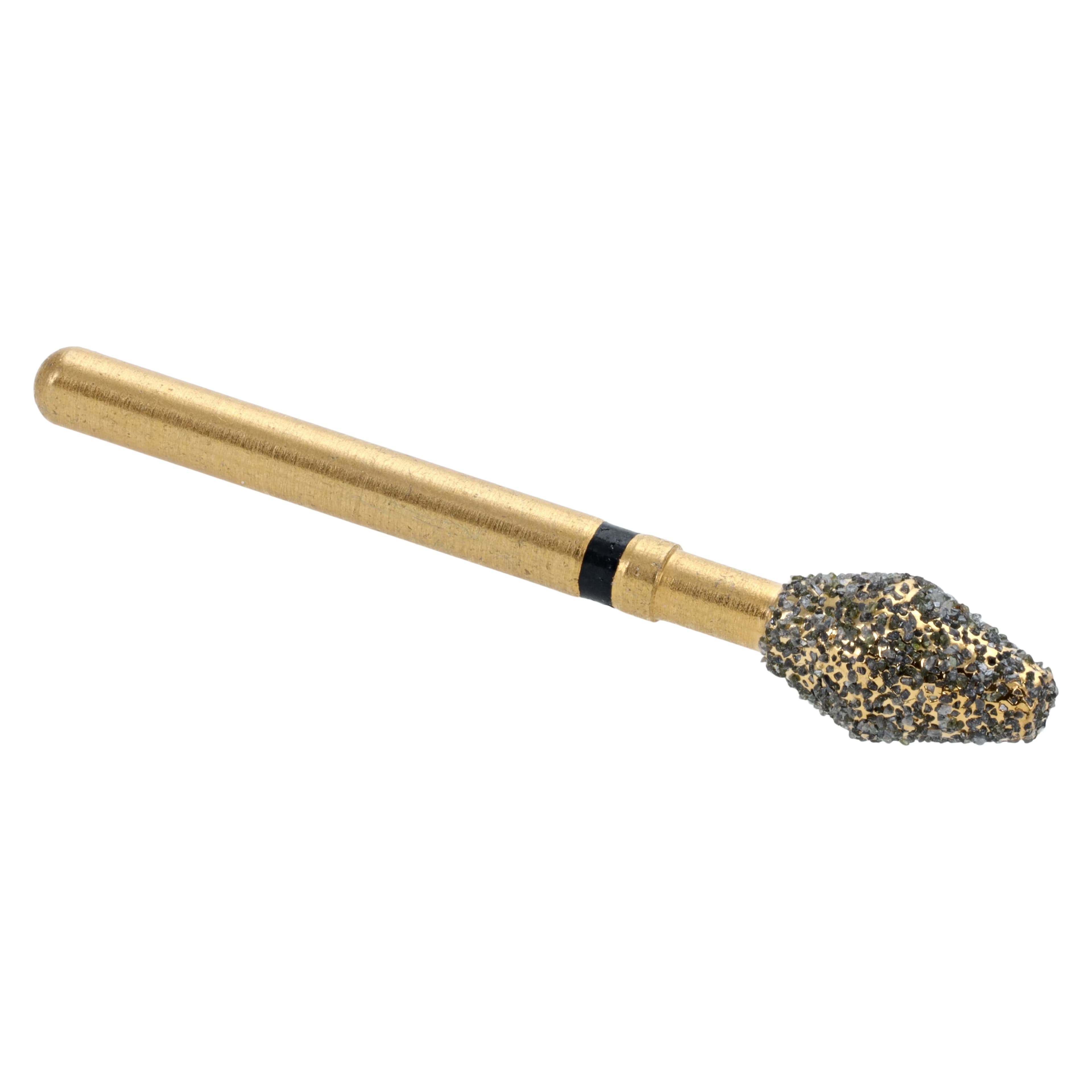 MAXIMA GOLD Diamond FG Barrel Bur, Friction Grip, Super Coarse, 5.5 mm, G811-033SC, 5/Pk thumbnail 2