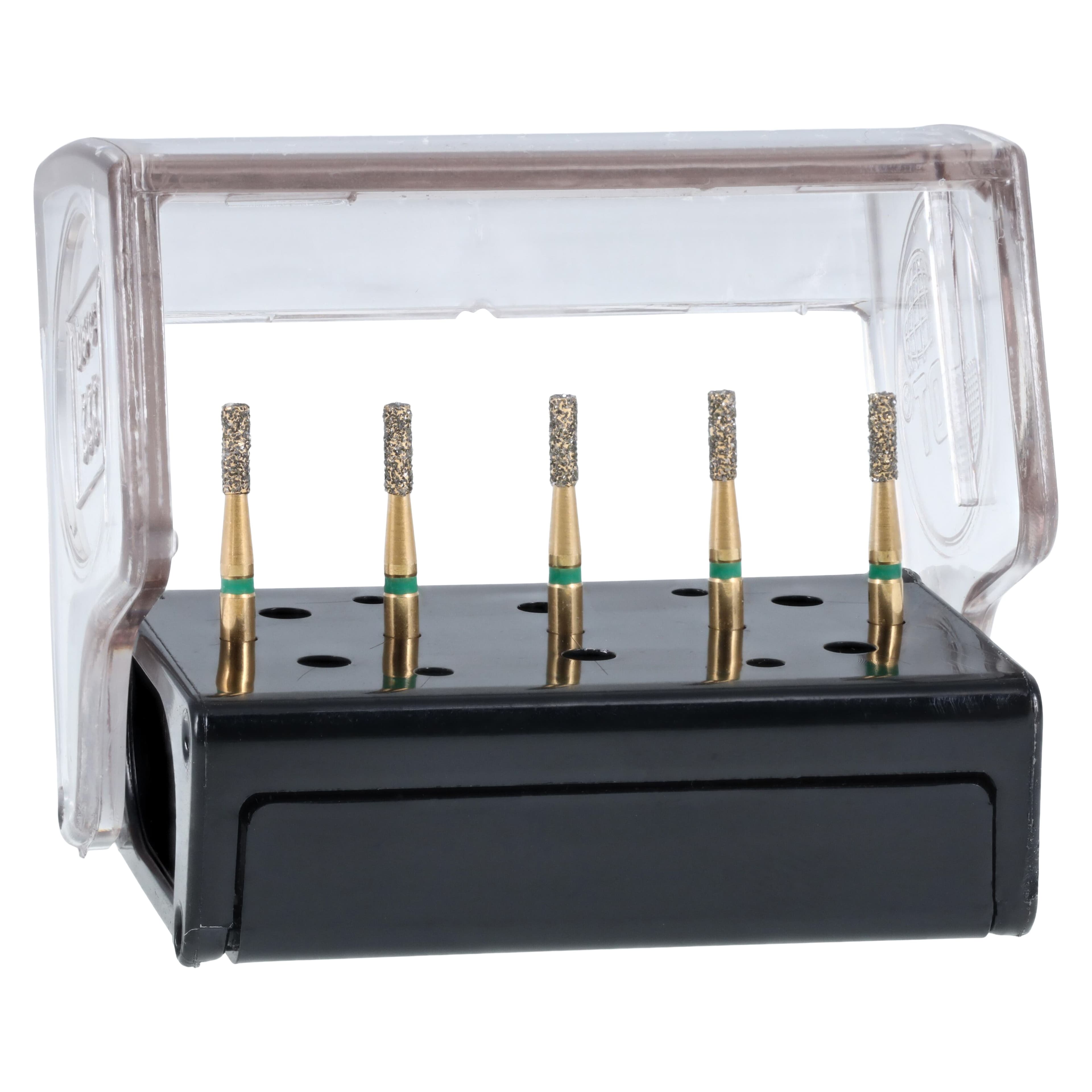 MAXIMA GOLD Diamond FG Flat End Cylinder Bur, Coarse, Friction Grip, 4.0 mm, G835-012C, 5/Pk thumbnail 5