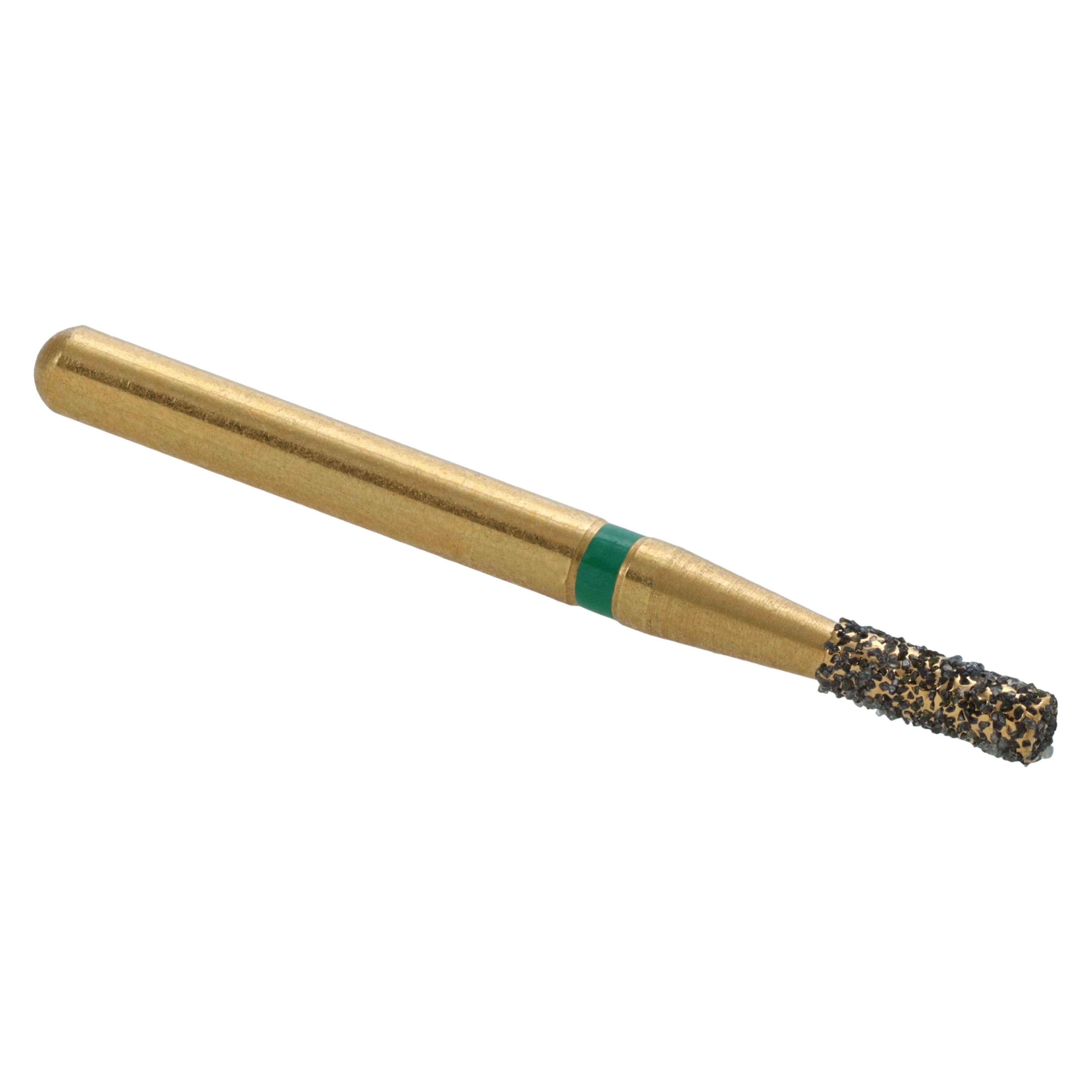 MAXIMA GOLD Diamond FG Flat End Cylinder Bur, Coarse, Friction Grip, 4.0 mm, G835-012C, 5/Pk thumbnail 2