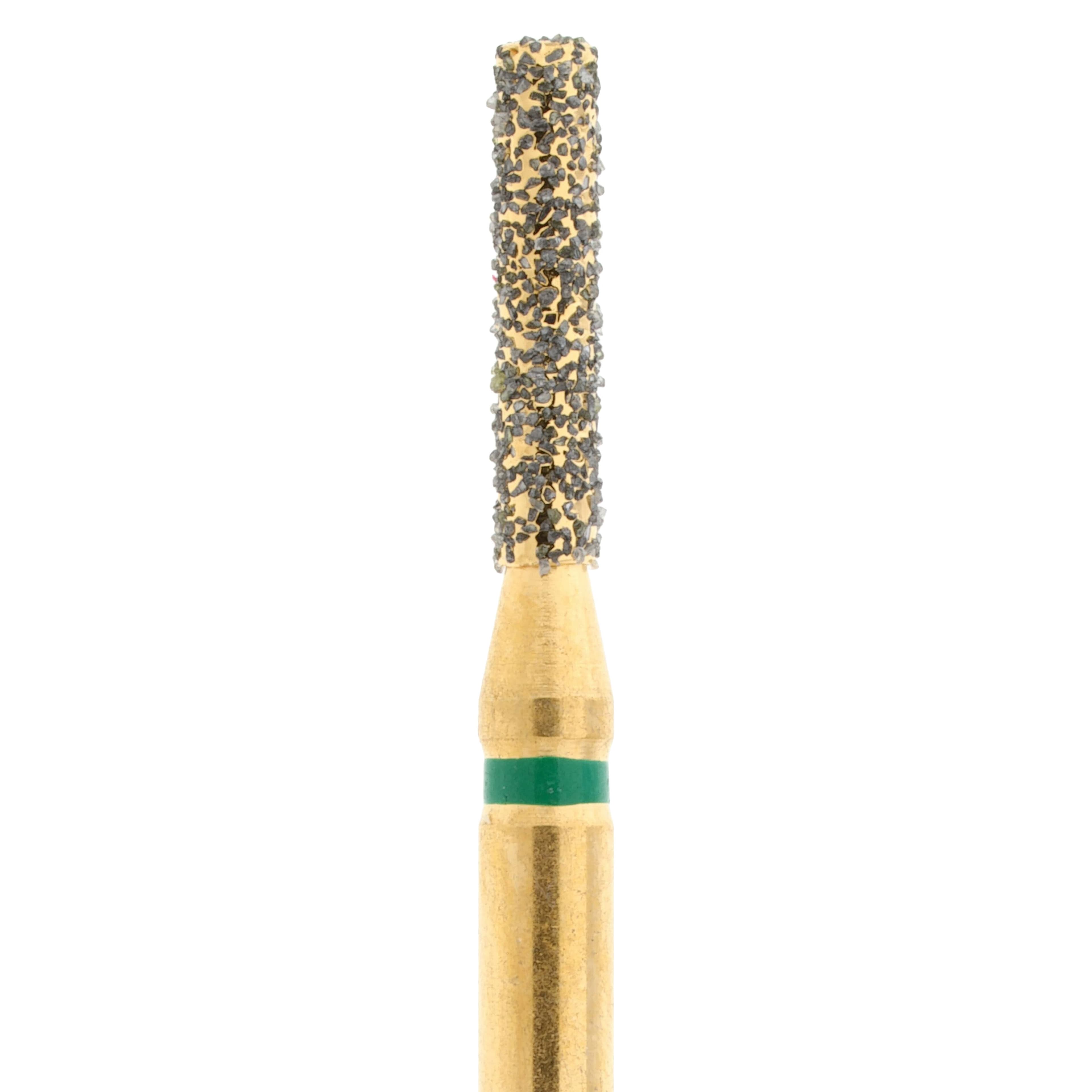 MAXIMA GOLD Diamond FG Flat End Cylinder Bur, Coarse, Friction Grip, 6.0 mm, G836-012C, 5/Pk thumbnail 3